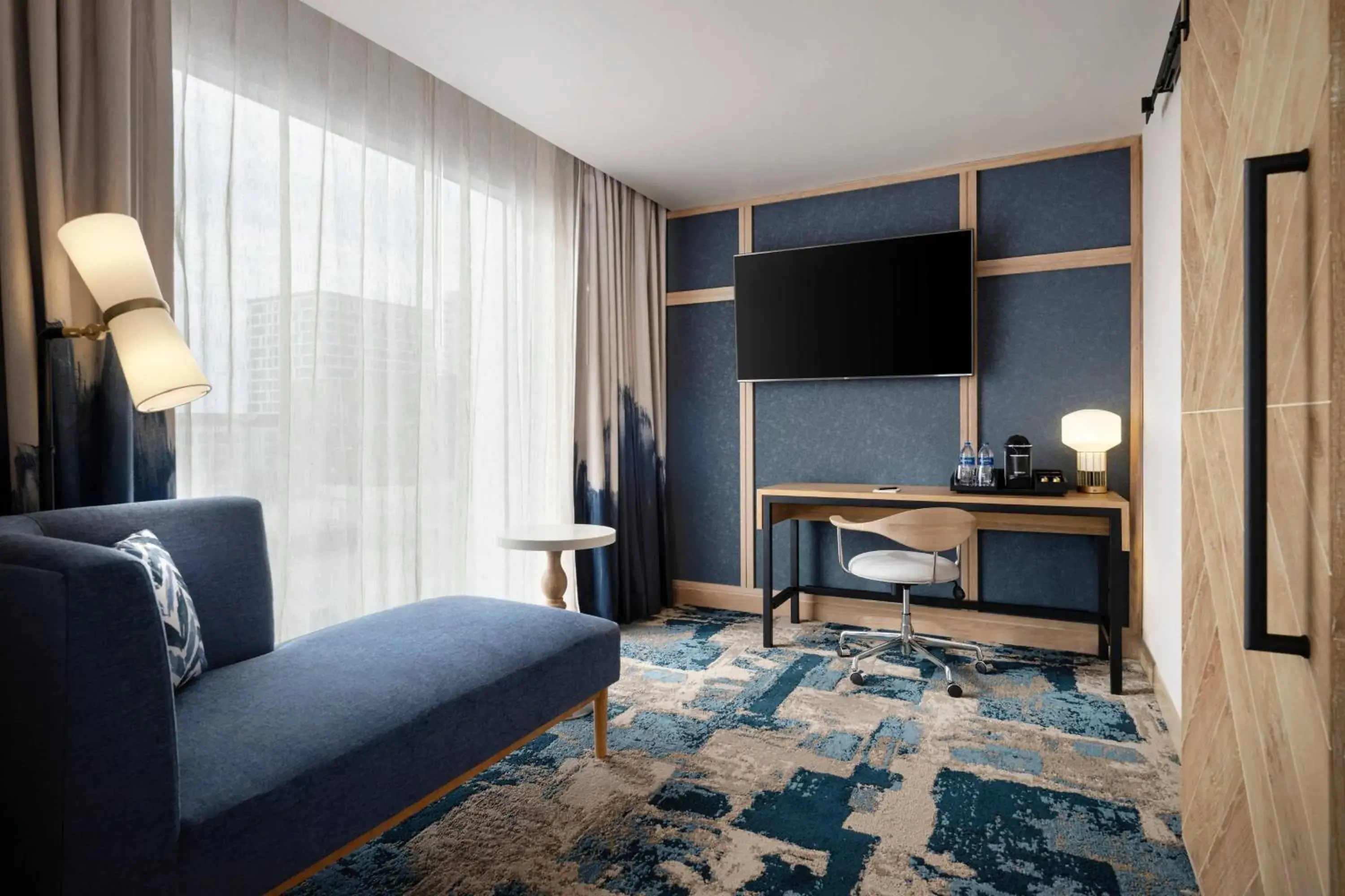 Living room in The Otis Hotel Austin, Autograph Collection Living room in The Otis Hotel Austin, Autograph Collection