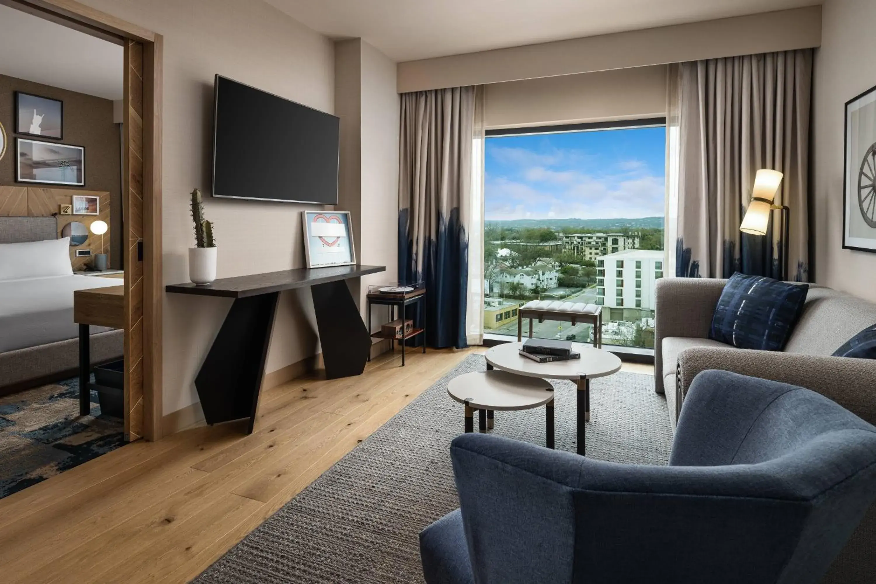 Living room in The Otis Hotel Austin, Autograph Collection Living room in The Otis Hotel Austin, Autograph Collection