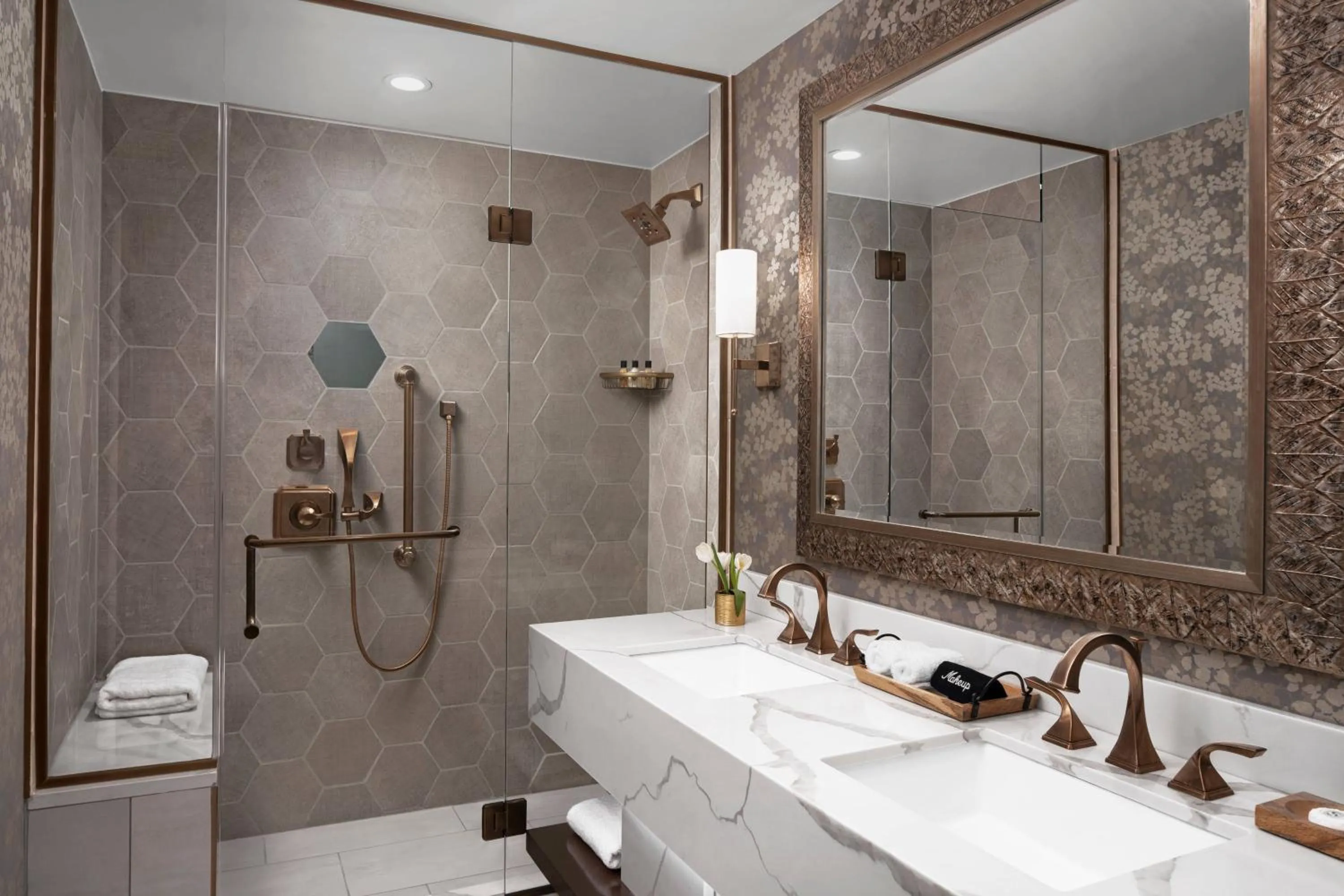 Bathroom in The Lytle Park Hotel, Autograph Collection