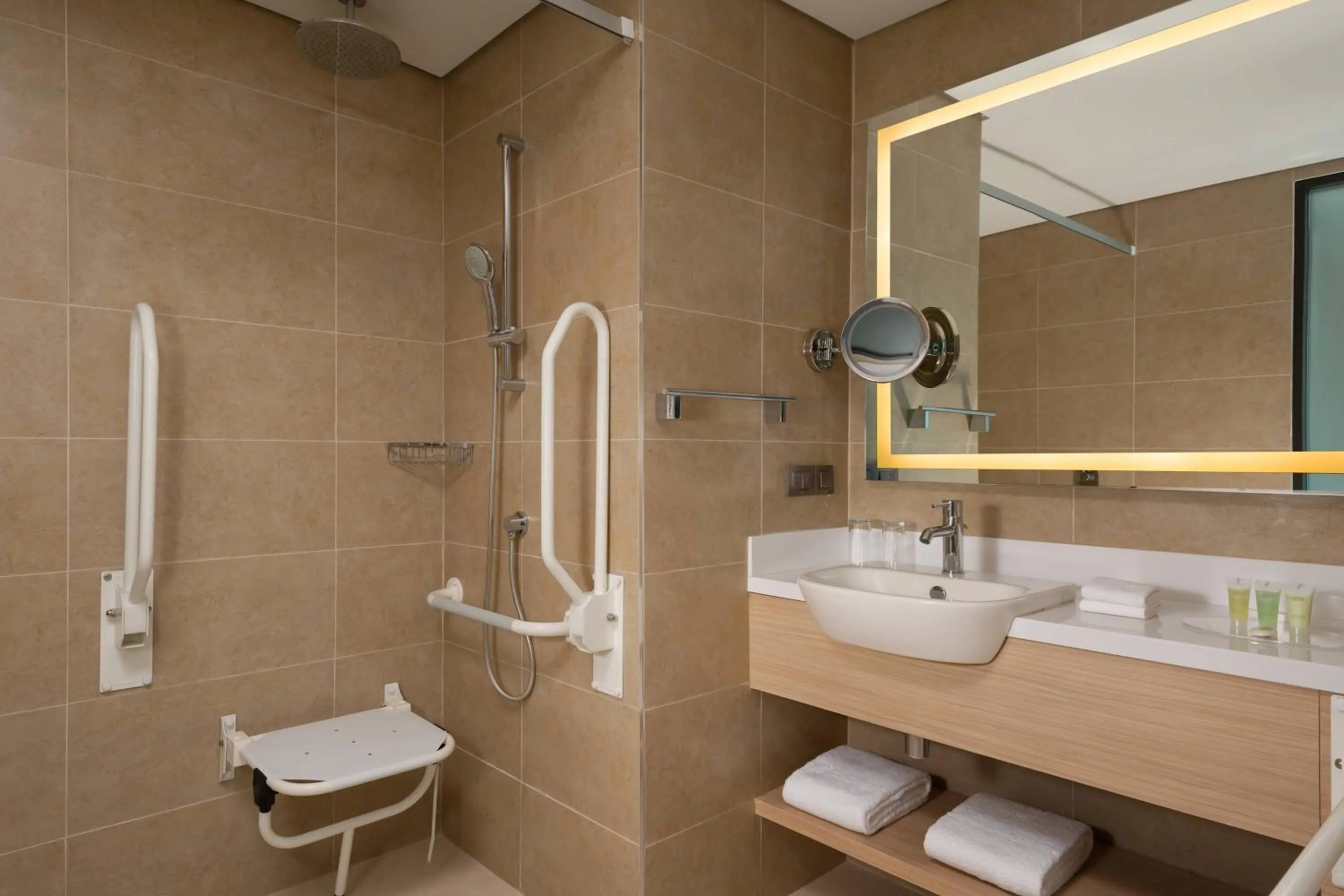 Bathroom in Courtyard by Marriott Chisinau