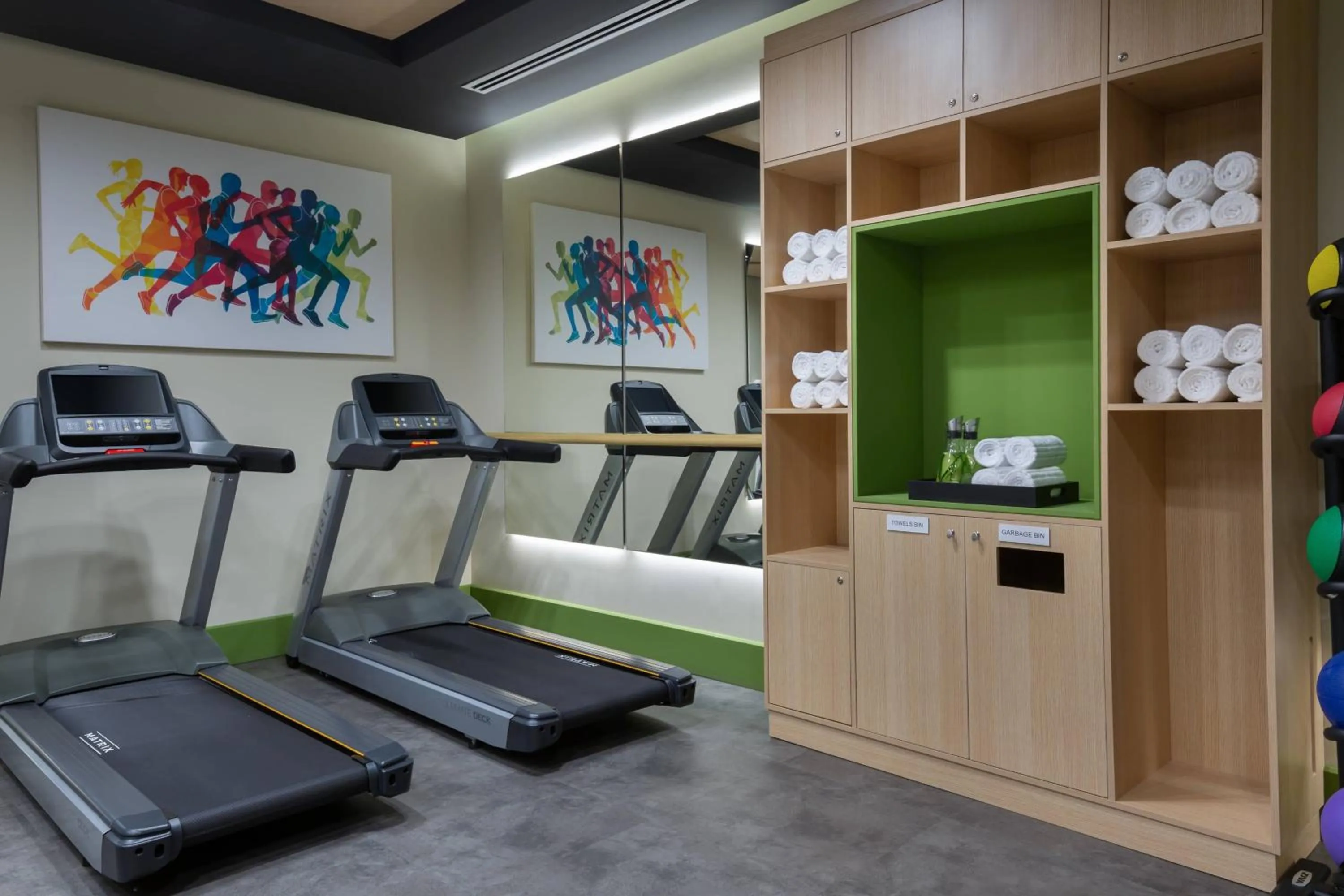 Fitness centre/facilities in Courtyard by Marriott Chisinau