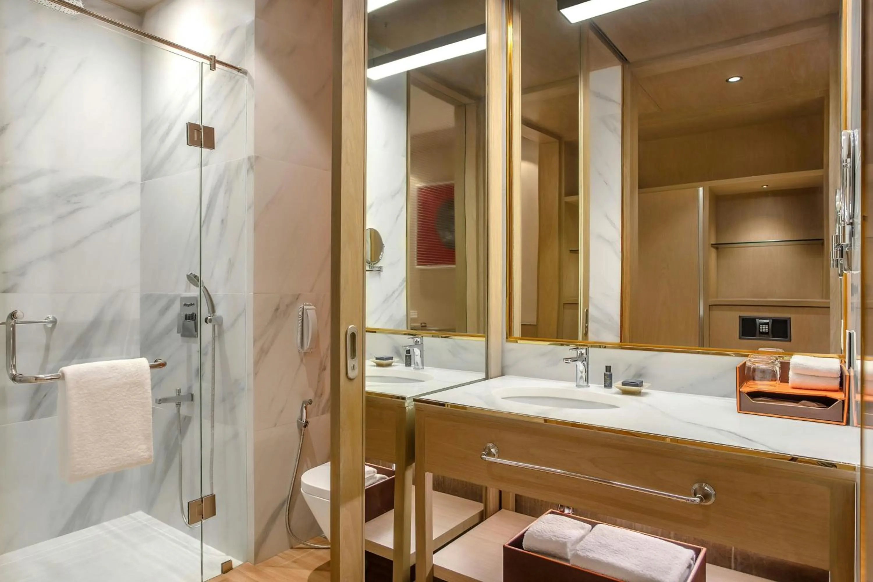 Bathroom in Aloft Kathmandu Thamel