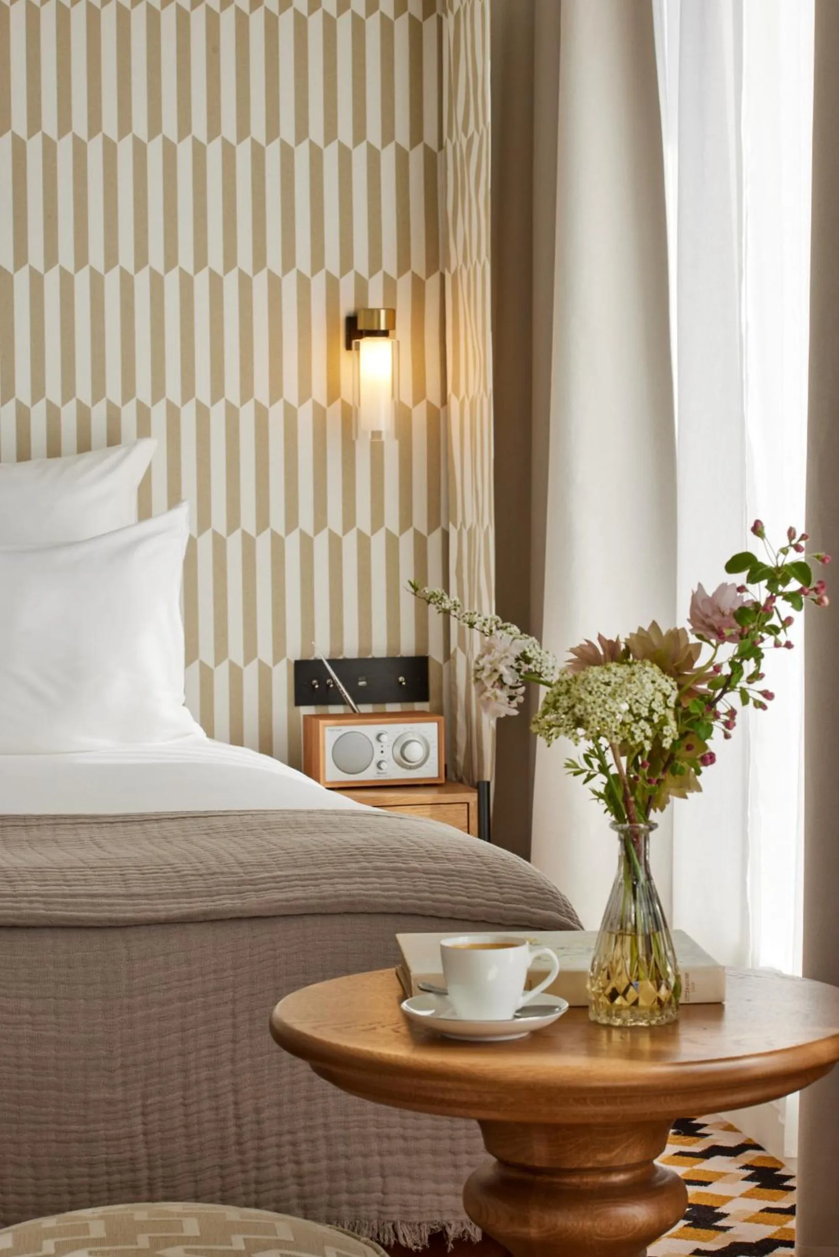 Bed in Hôtel Noucha