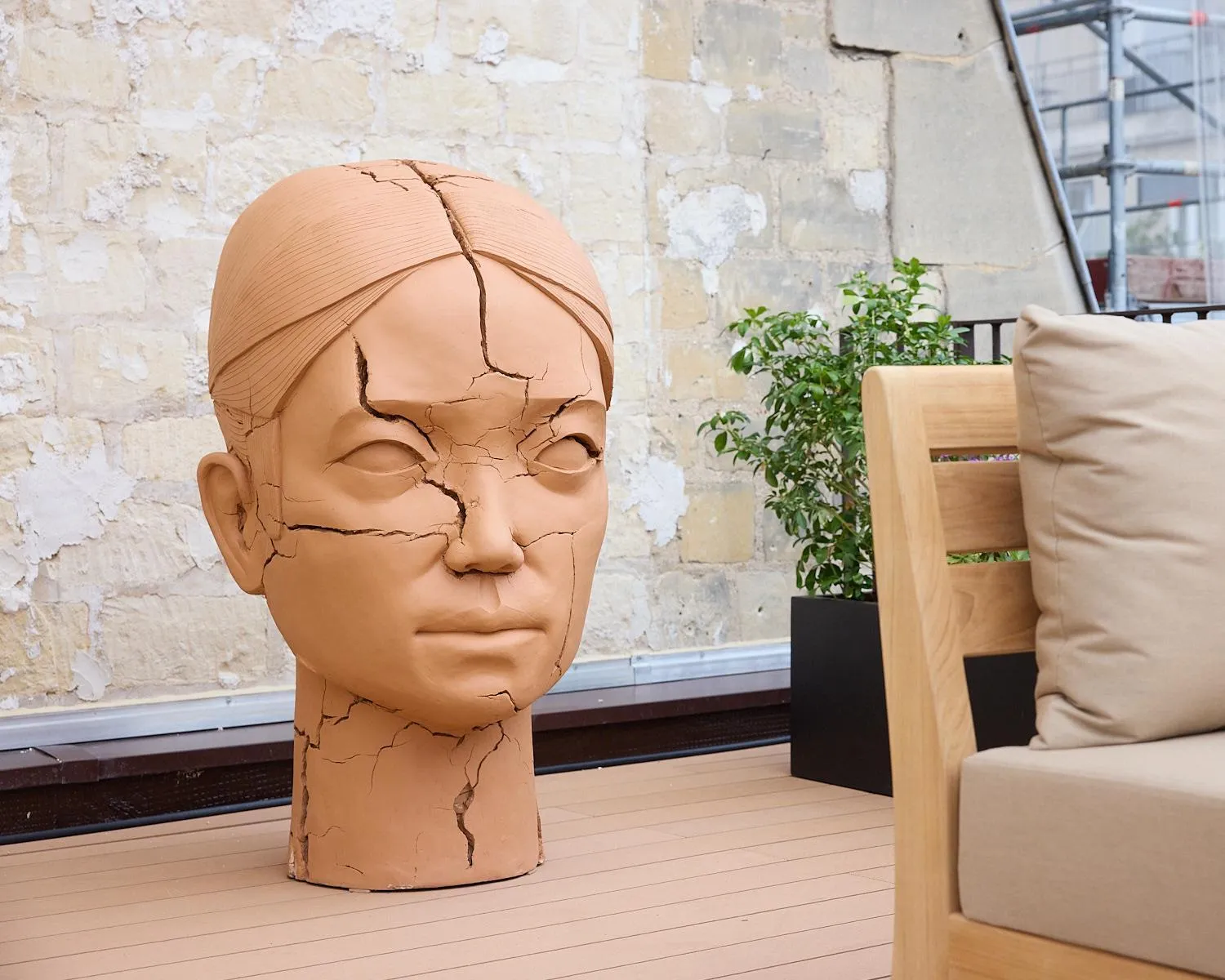 Patio in Hôtel Noucha