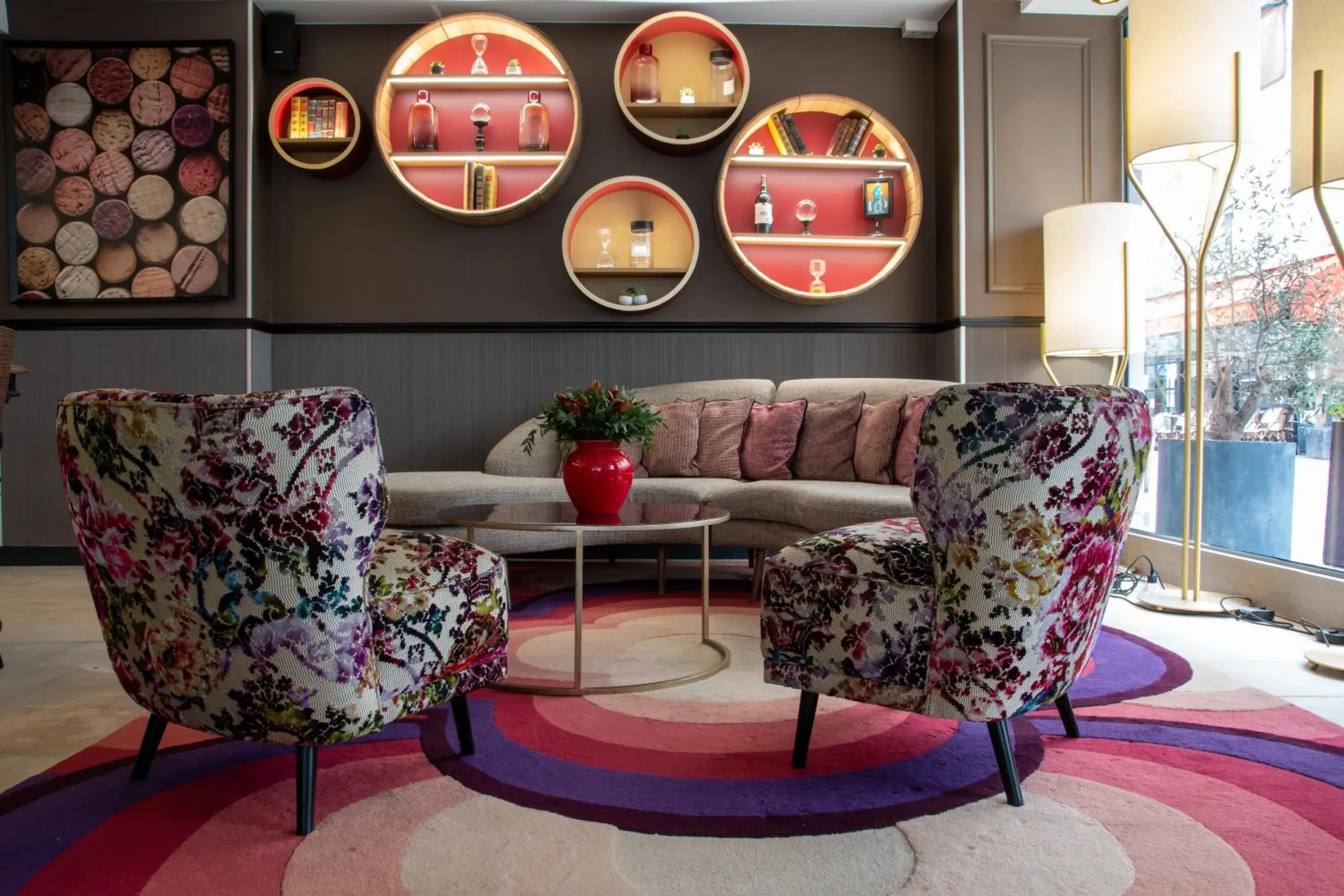 Lobby or reception in Hotel Du Cadran Lobby or reception in Hotel Du Cadran