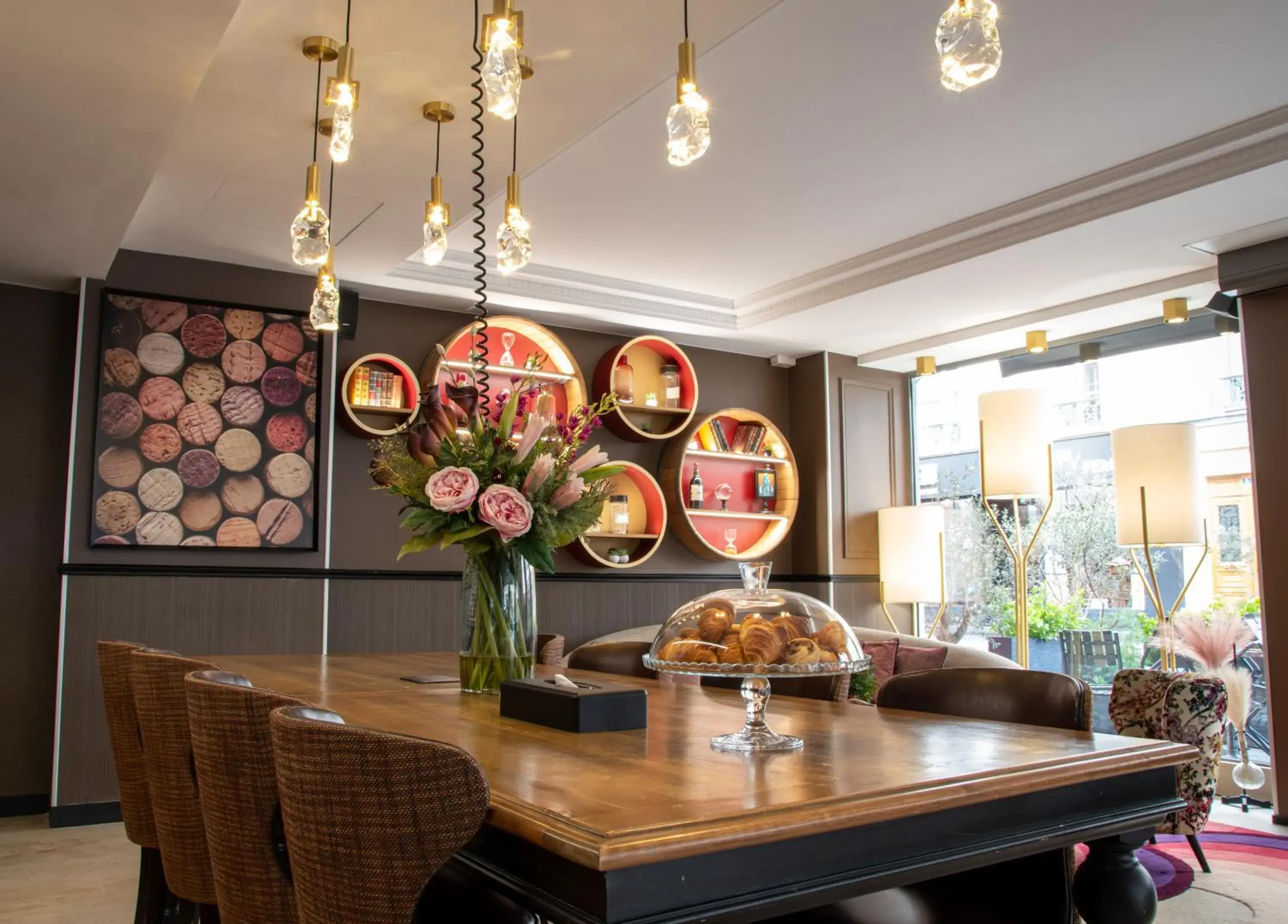 Lobby or reception in Hotel Du Cadran Lobby or reception in Hotel Du Cadran