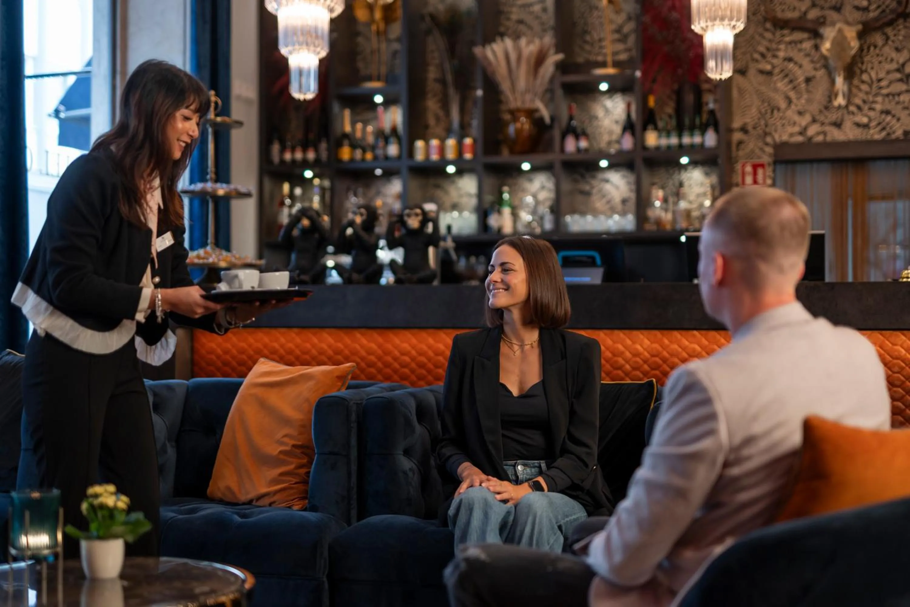 Lobby or reception in Boutique Hotel Germania