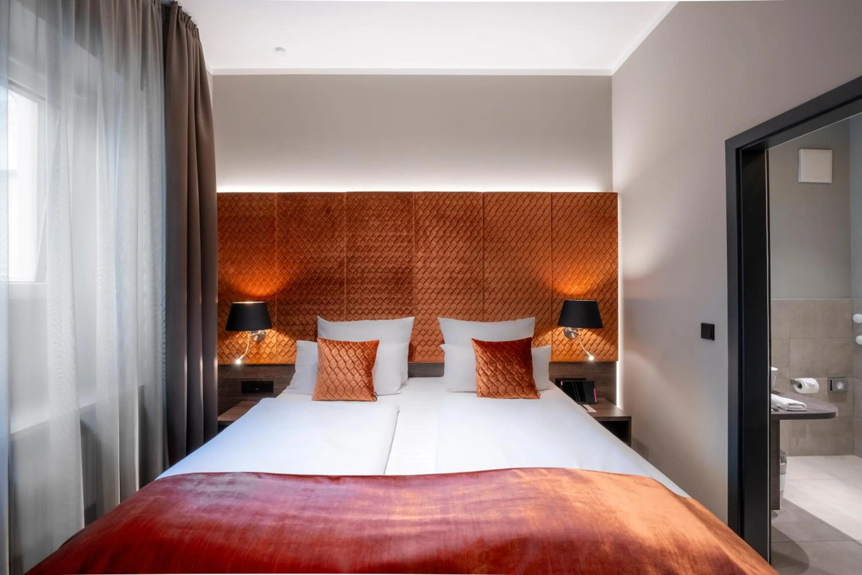 Photo of the whole room, Bed in Boutique Hotel Germania