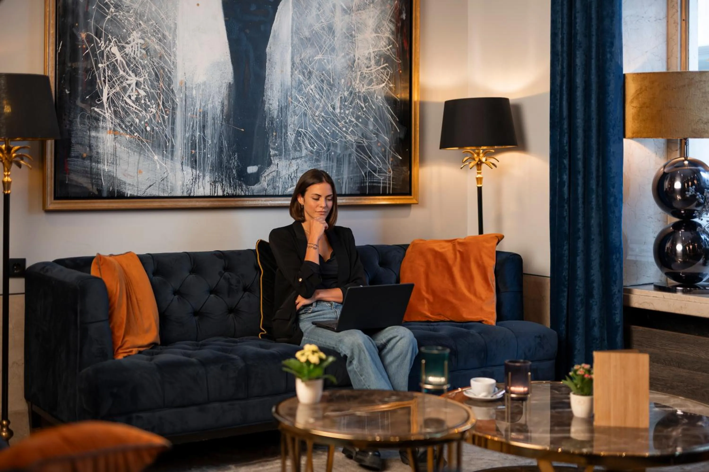 Lobby or reception in Boutique Hotel Germania