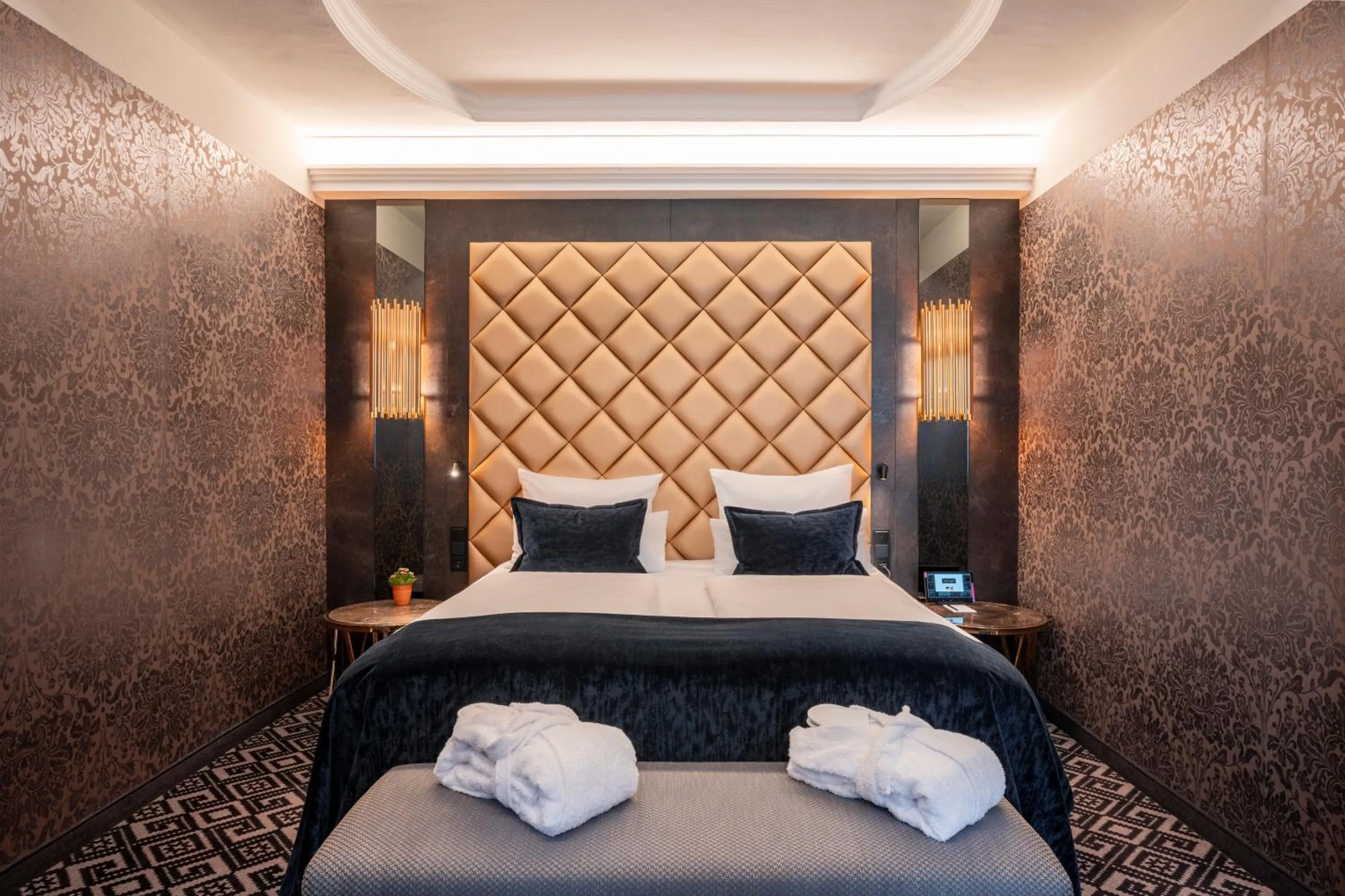 Photo of the whole room, Bed in Boutique Hotel Germania