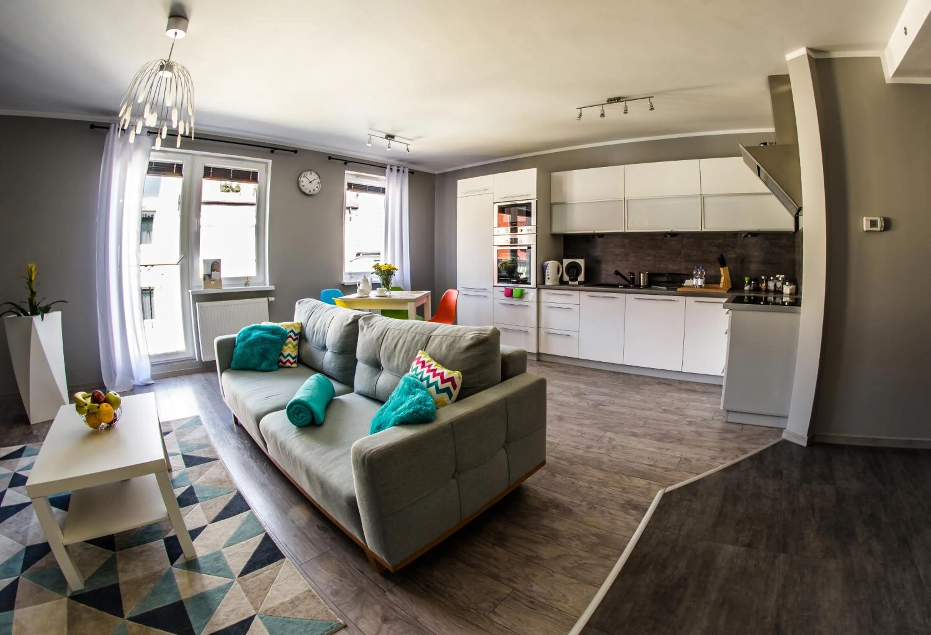 Kitchen or kitchenette in Apartamenty Centrum