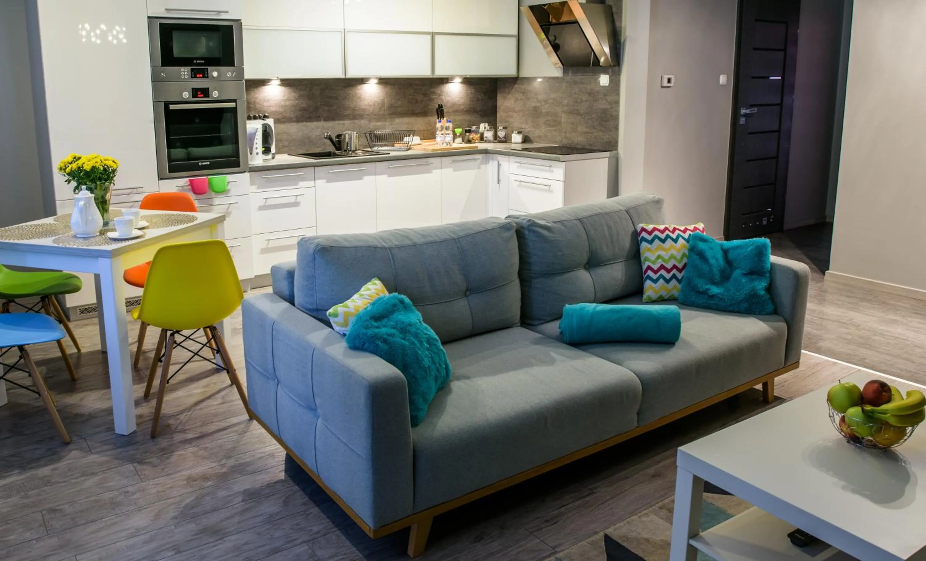 Kitchen or kitchenette in Apartamenty Centrum