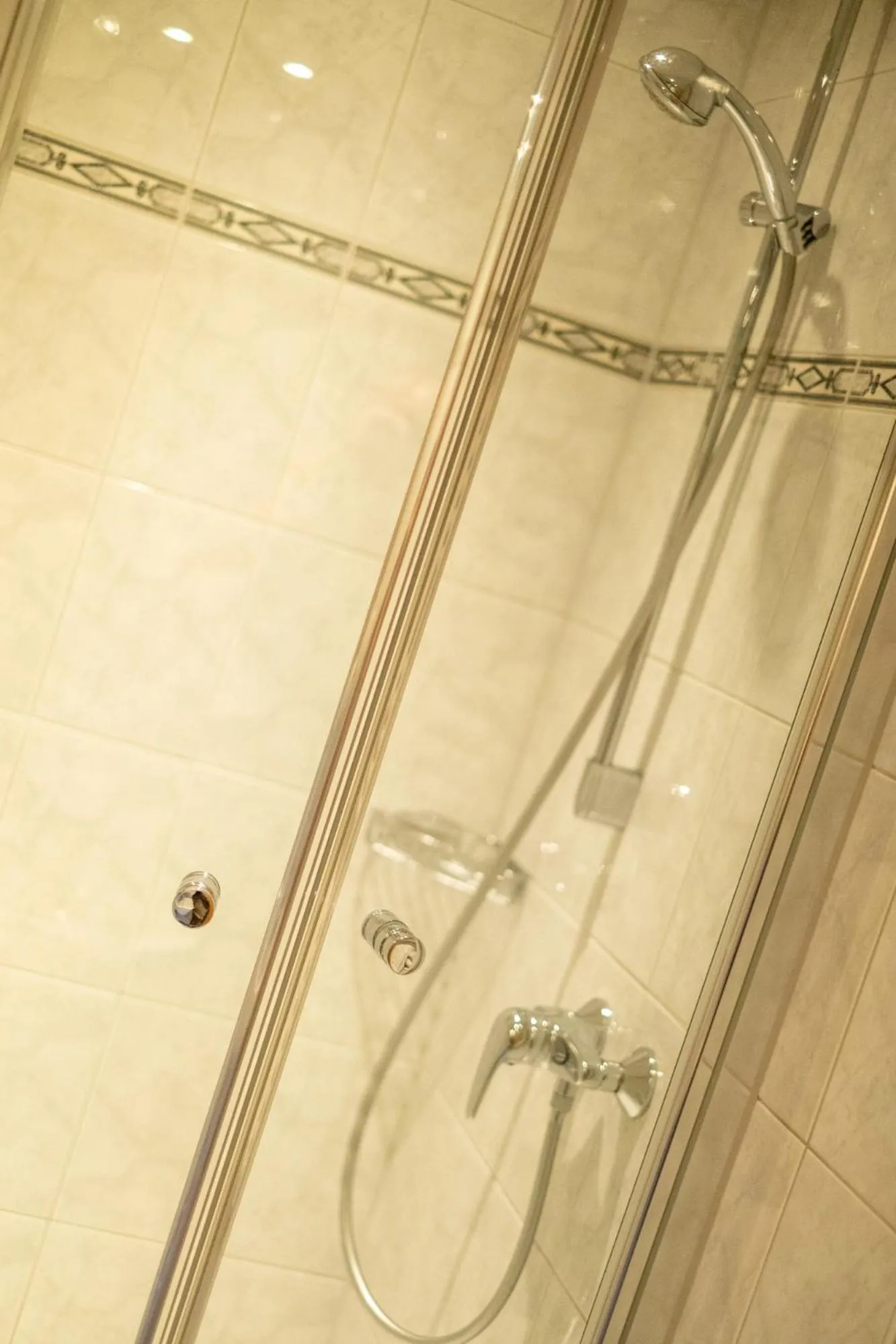 Shower in Aparthotel Werdenfels