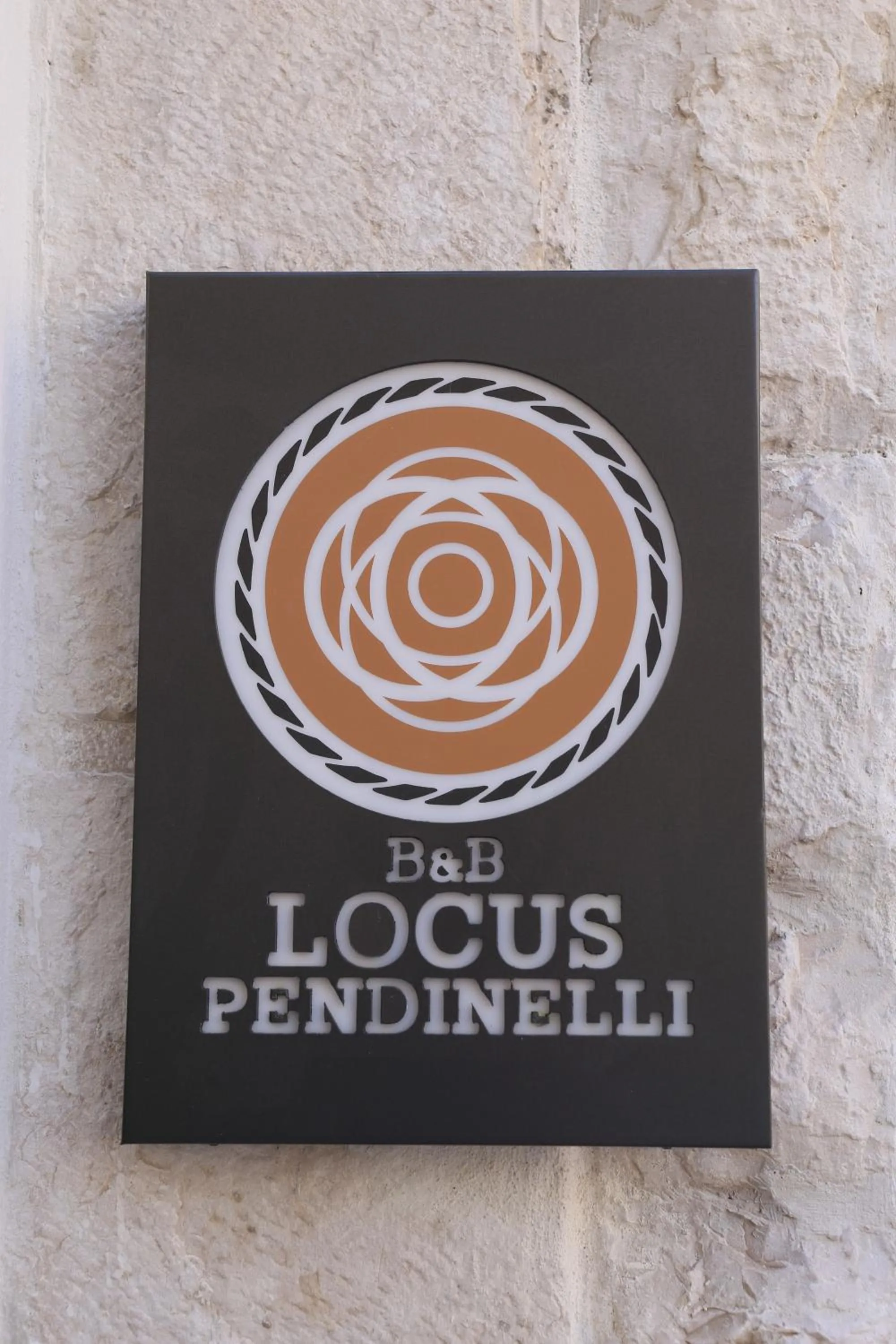 Logo/Certificate/Sign in Locus Pendinelli Trani
