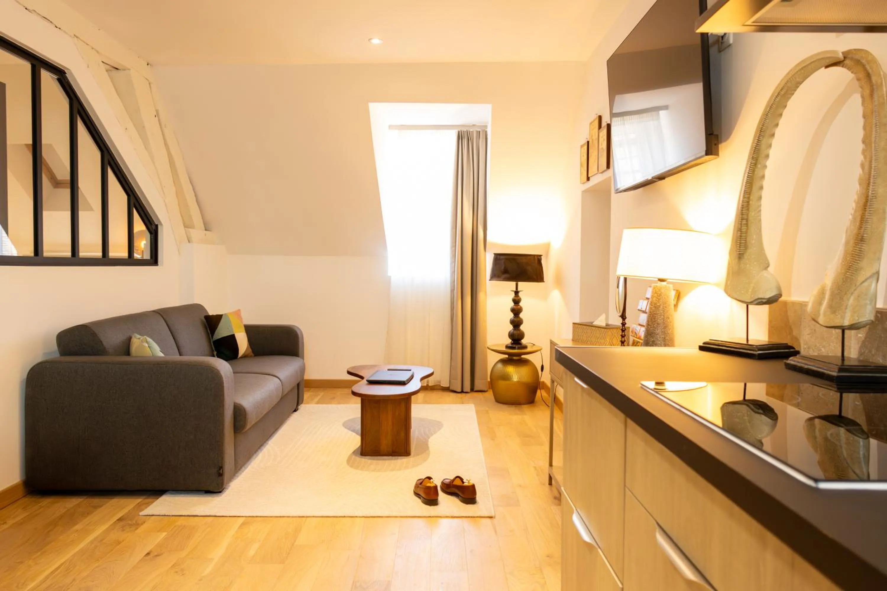 Seating area in Le Central Boutique Hôtel