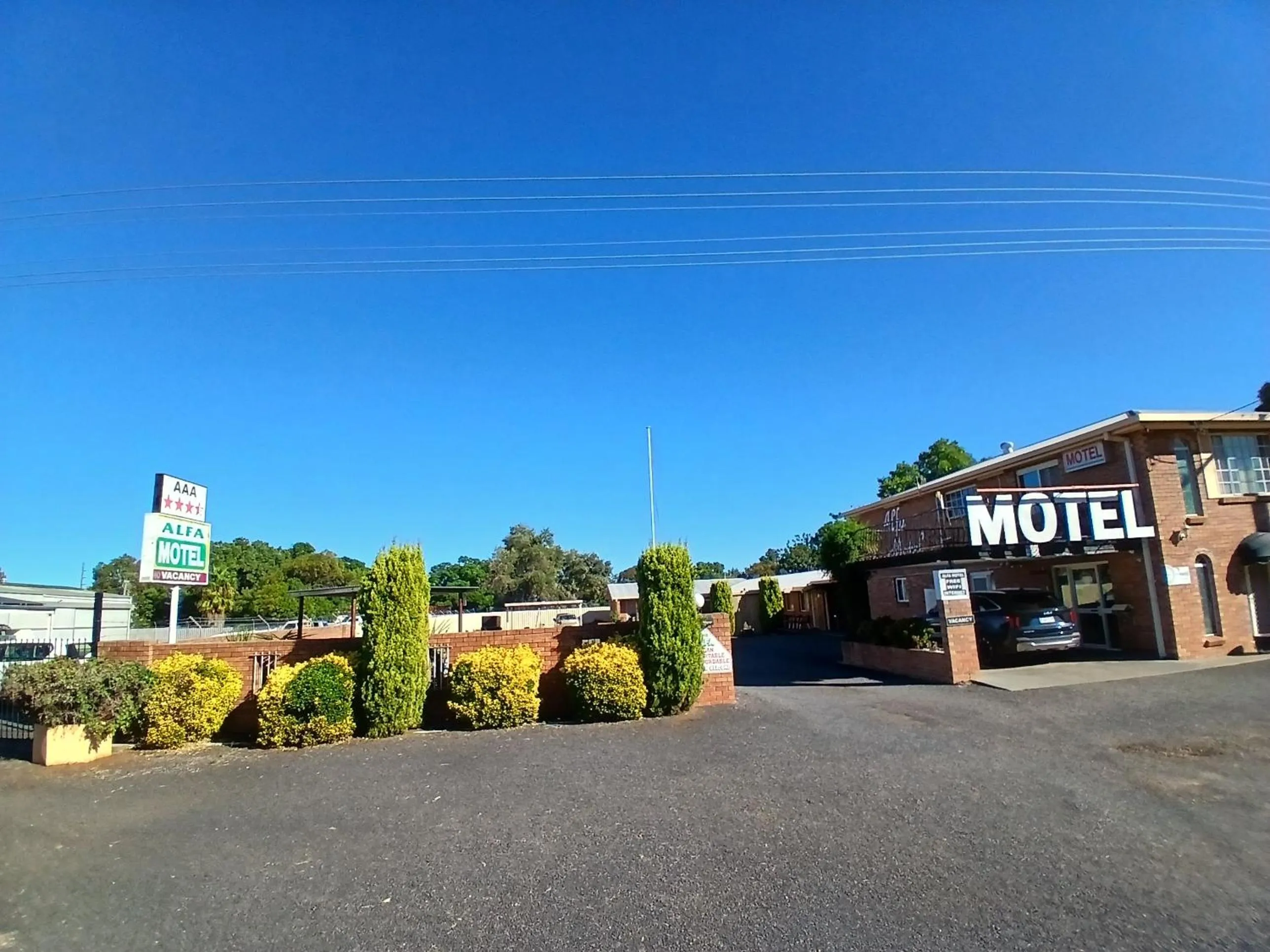 Property building in Alfa motel