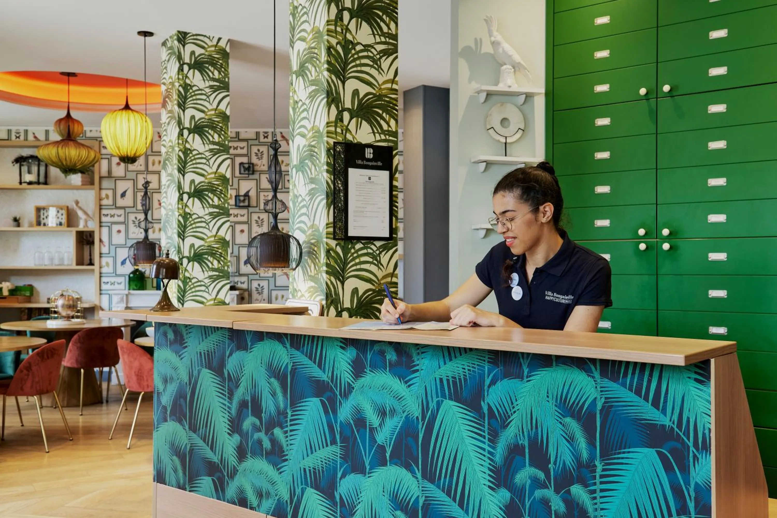 Lobby or reception in Villa Bougainville by Happyculture