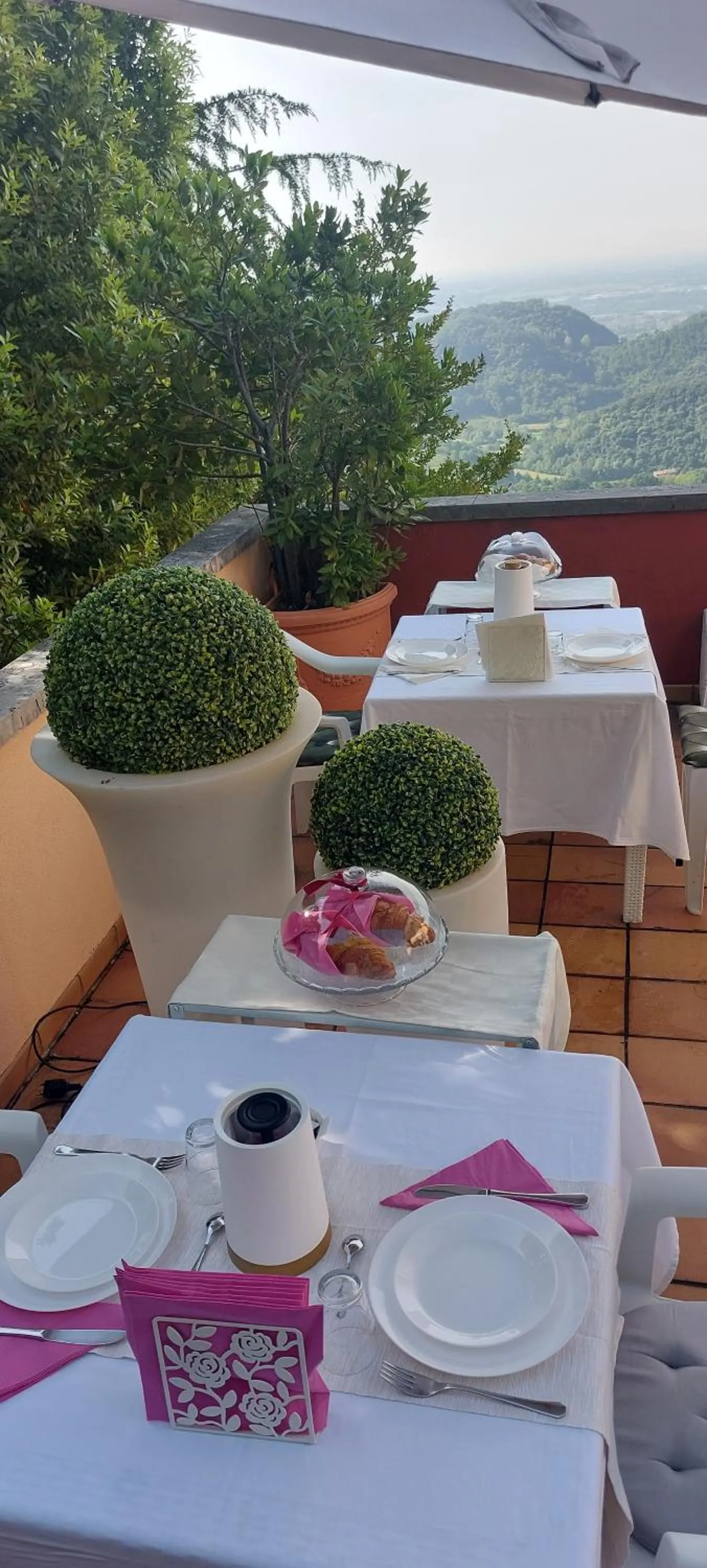 Patio in B&b Ca'Baracca Bellavista