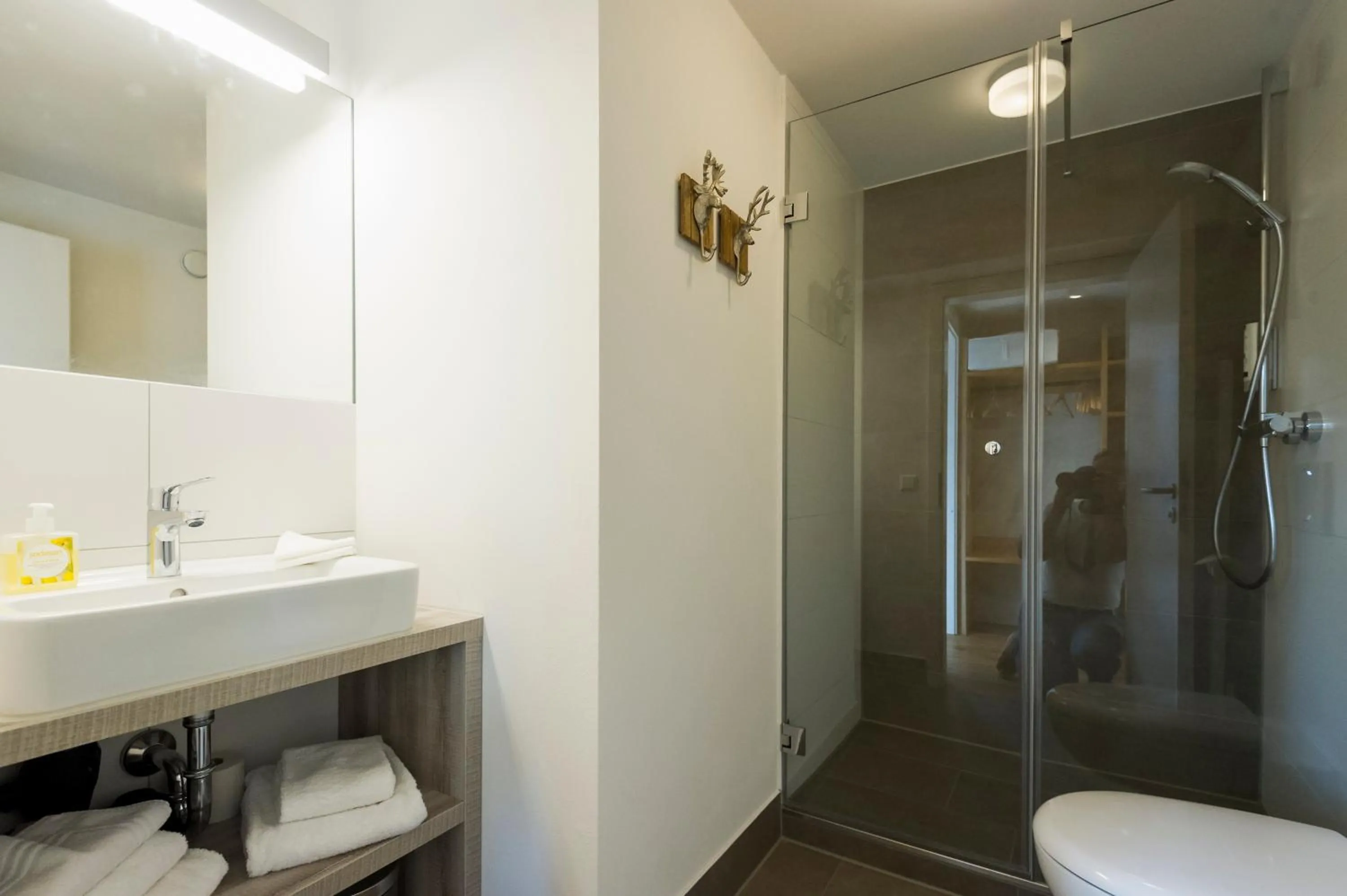 Shower in Berghaus Freiburg - Appartement Hotel auf dem Schauinsland