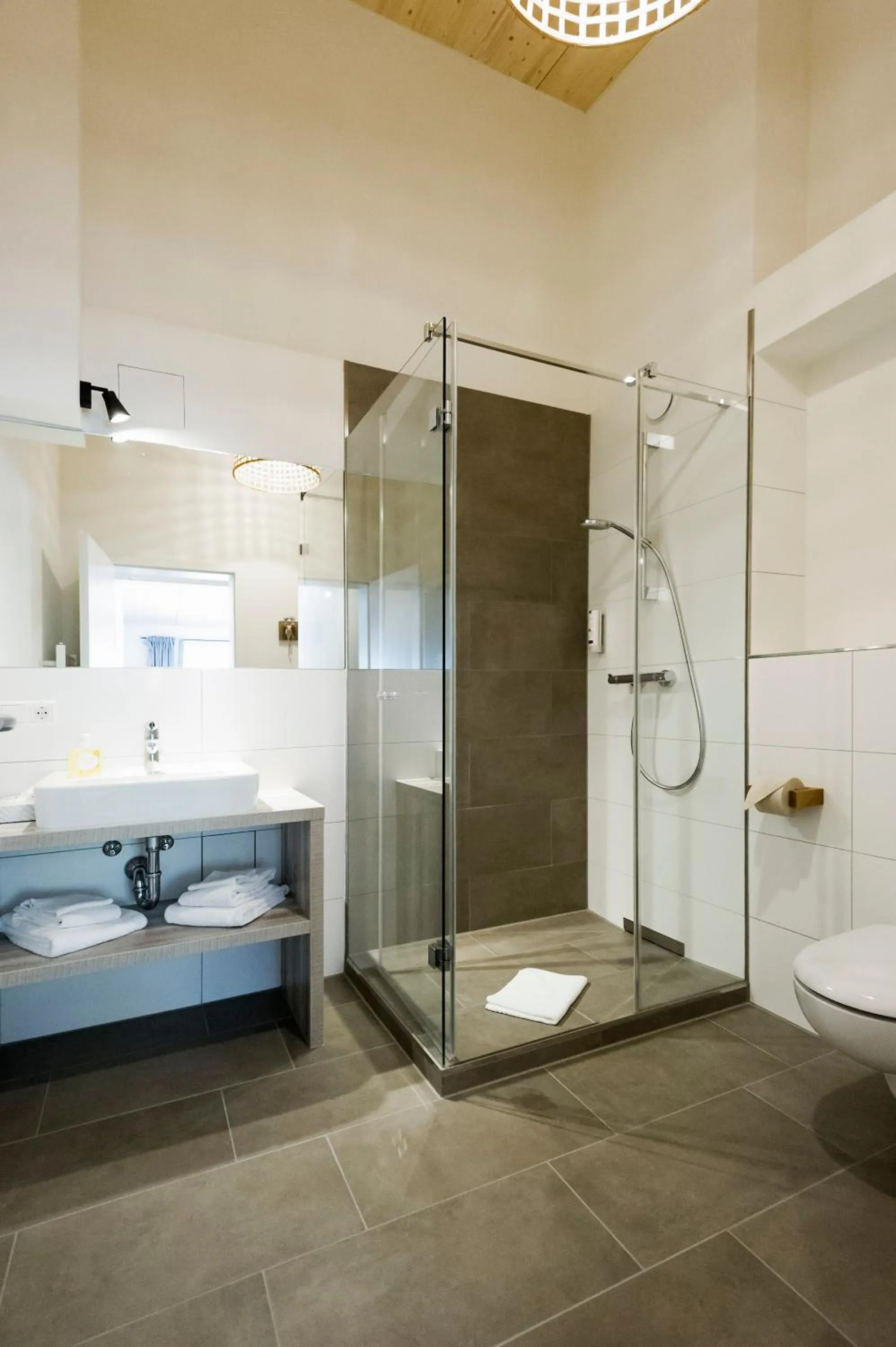 Shower in Berghaus Freiburg - Appartement Hotel auf dem Schauinsland