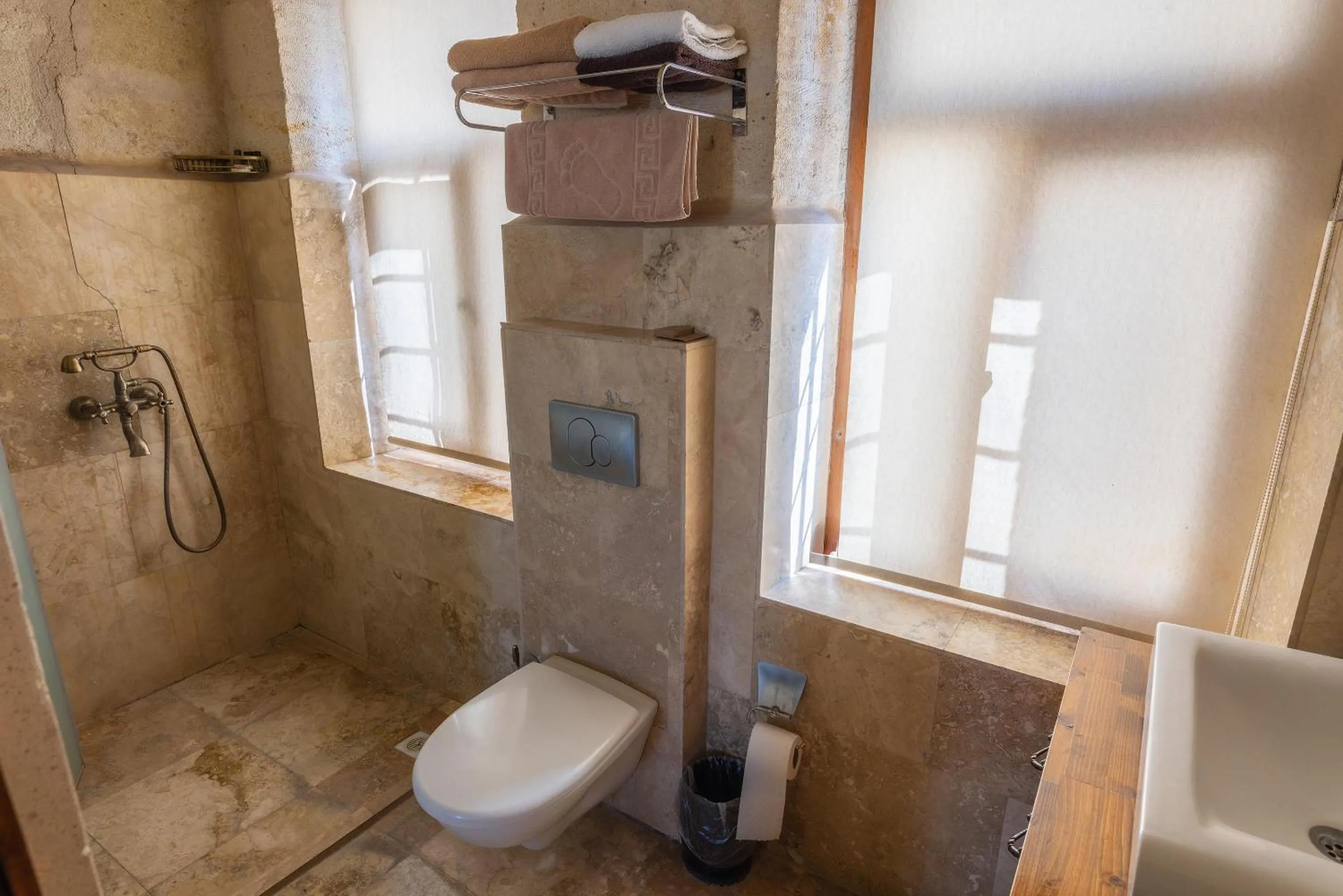 Shower in Lovely Cappadocia Hotel