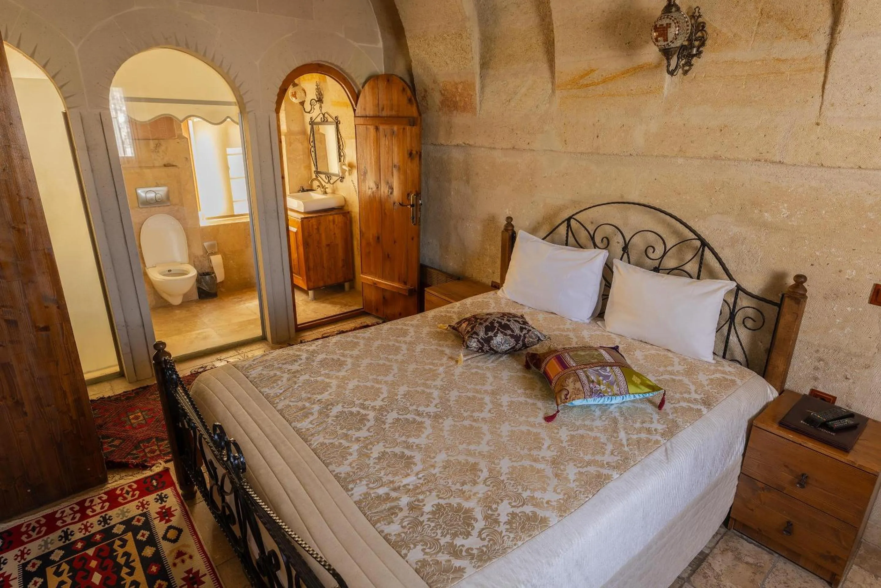 Bed in Lovely Cappadocia Hotel