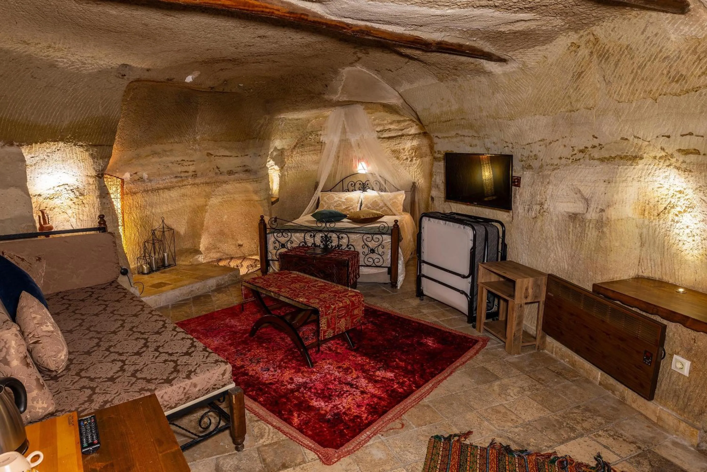 Bed in Lovely Cappadocia Hotel
