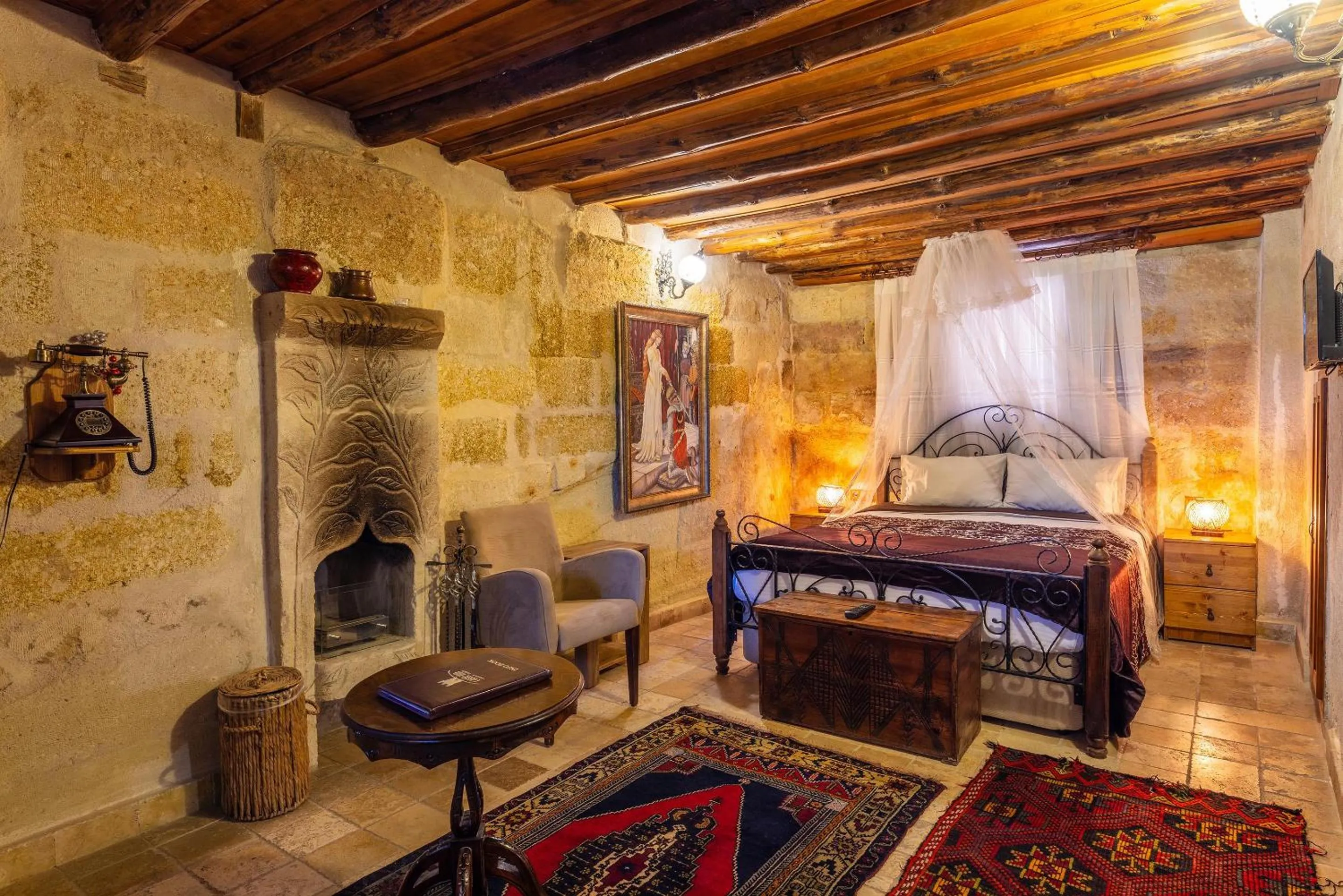 Bed in Lovely Cappadocia Hotel