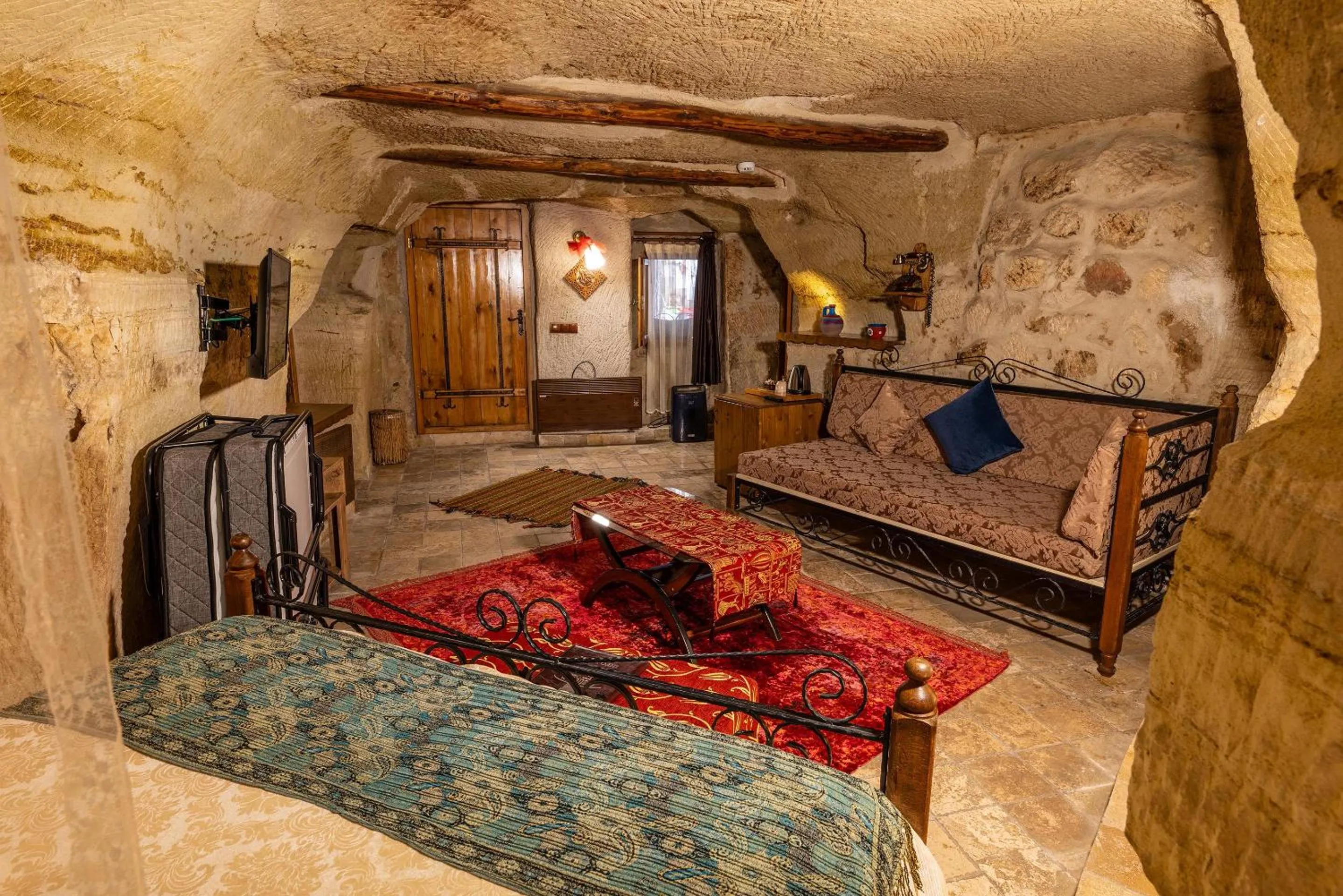 Bed in Lovely Cappadocia Hotel