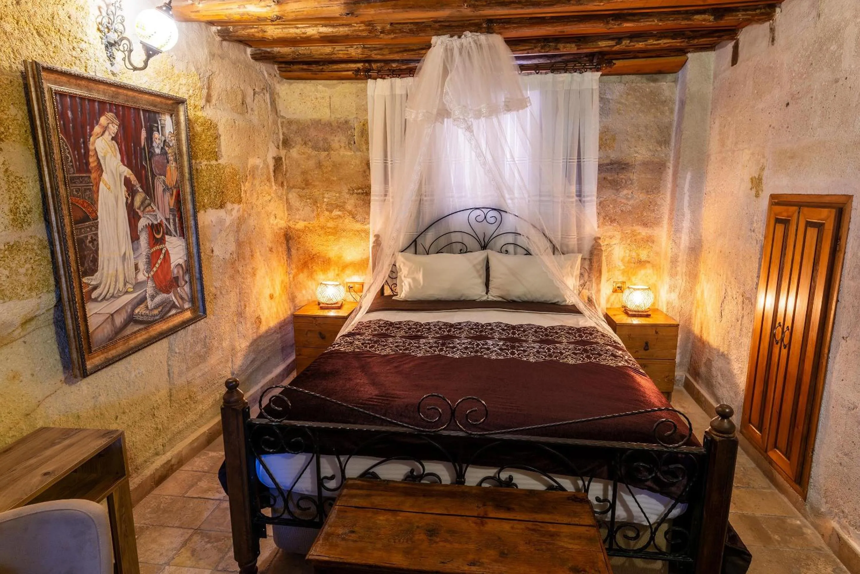 Bed in Lovely Cappadocia Hotel