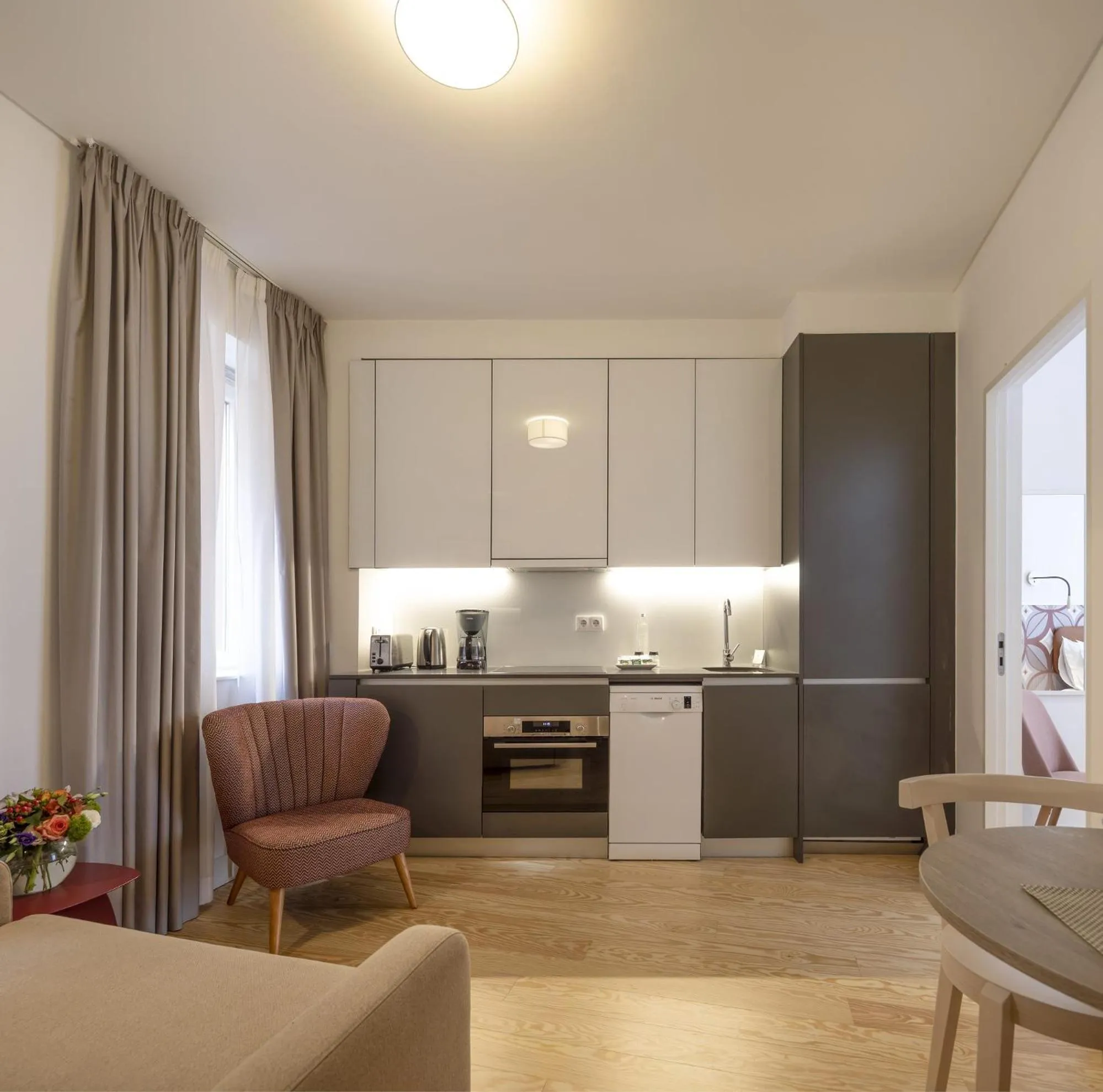Kitchen or kitchenette in Lisbon Serviced Apartments - Santos