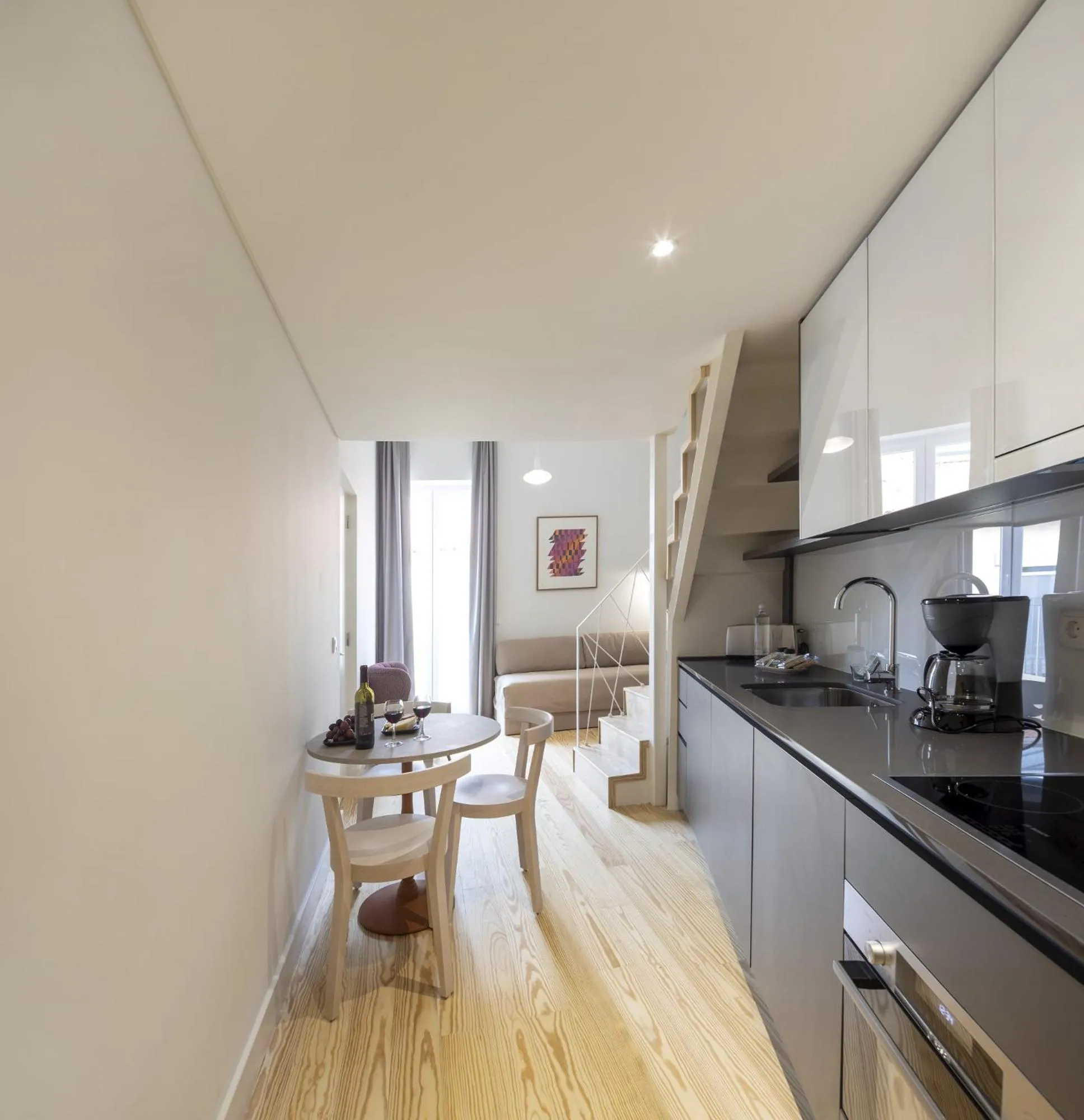 Kitchen or kitchenette in Lisbon Serviced Apartments - Santos