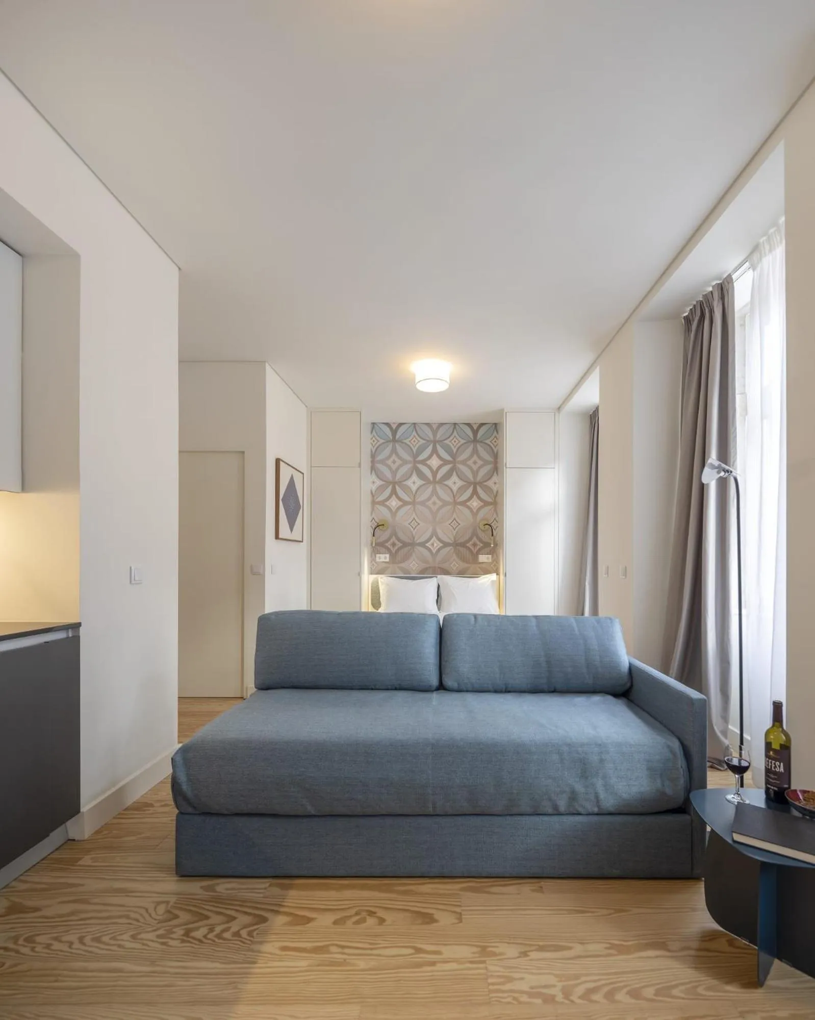 Bedroom, Bed in Lisbon Serviced Apartments - Santos