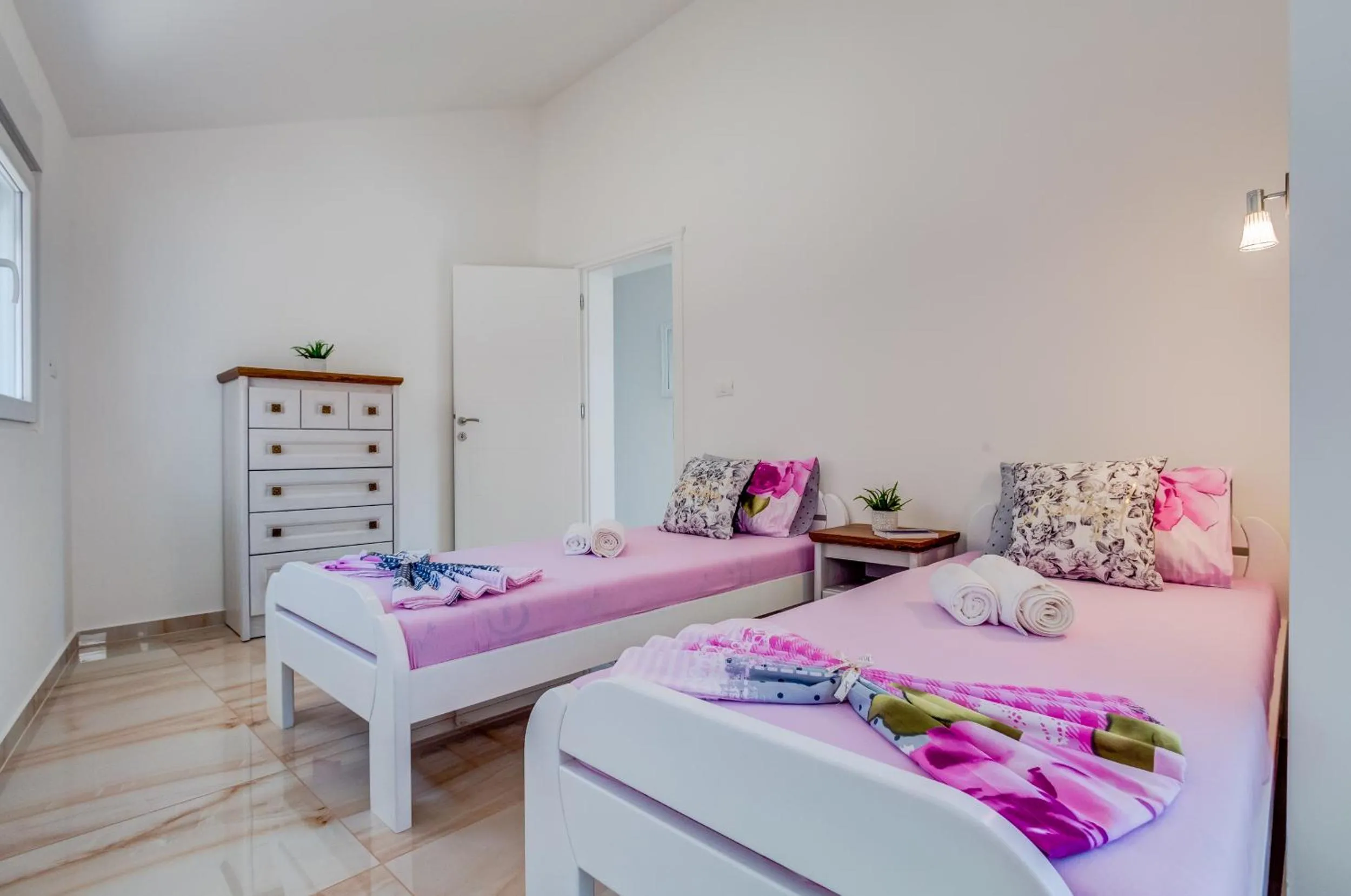 Bed in Dolaca Villas