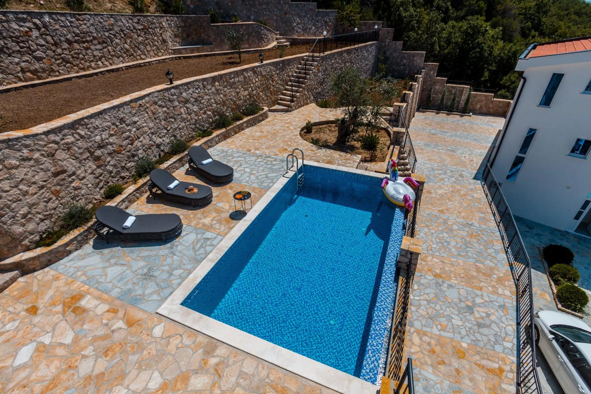 Pool view in Dolaca Villas