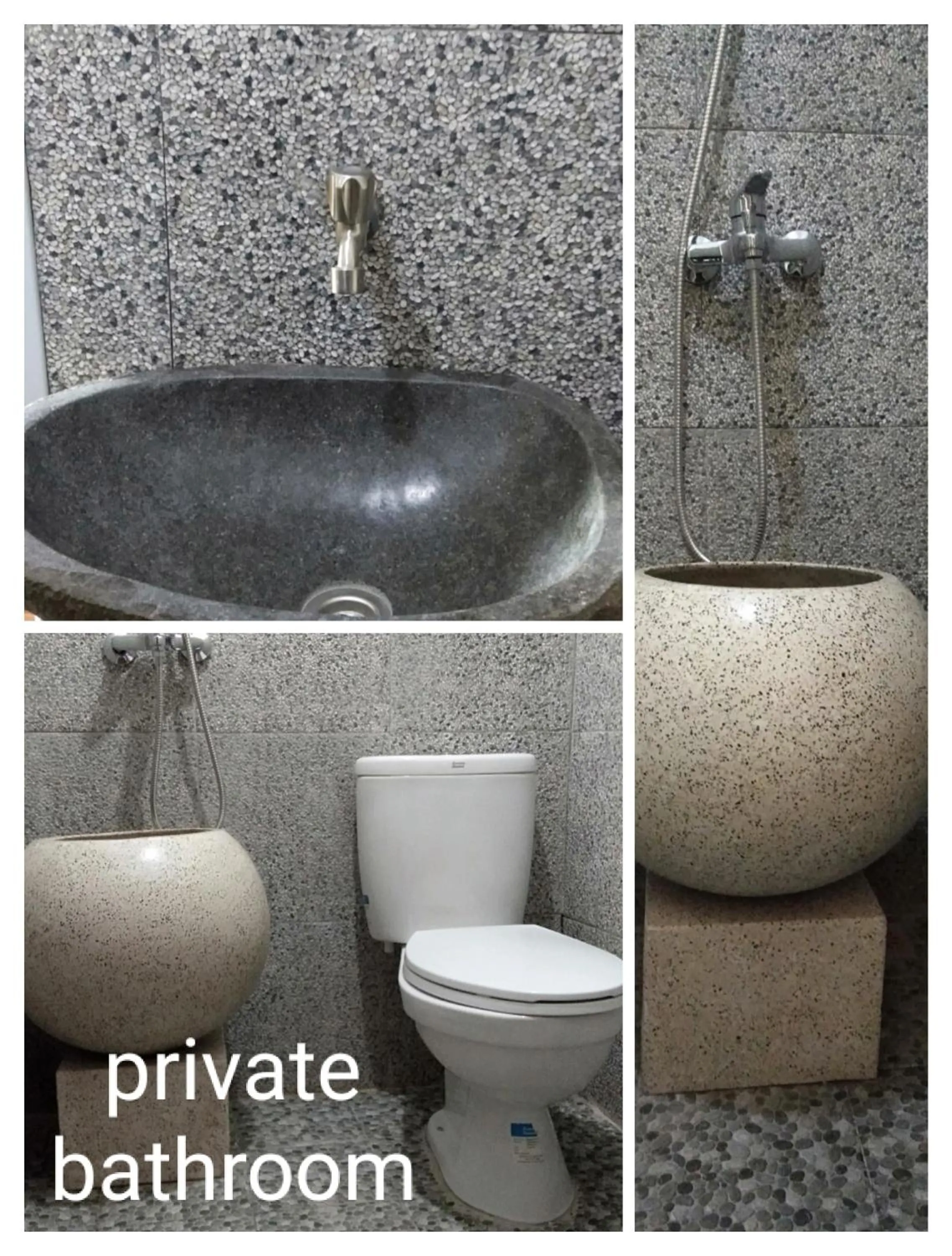 Bathroom in Bliss family cottage Batu