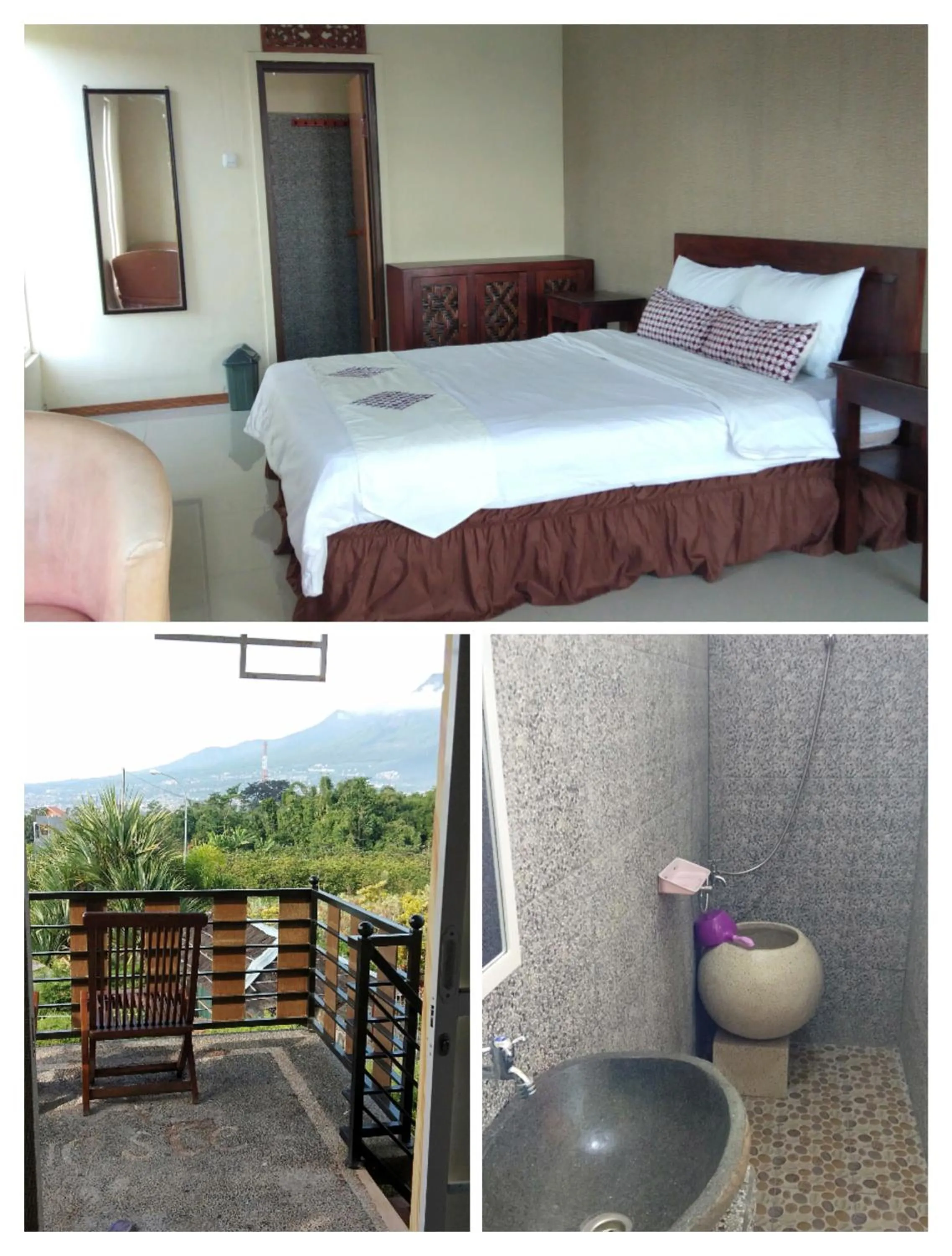 Bathroom, Bed in Bliss family cottage Batu