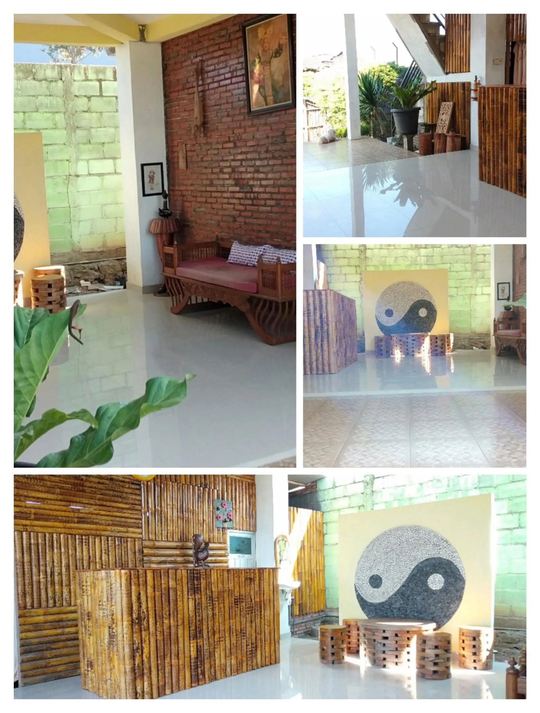Communal lounge/ TV room in Bliss family cottage Batu