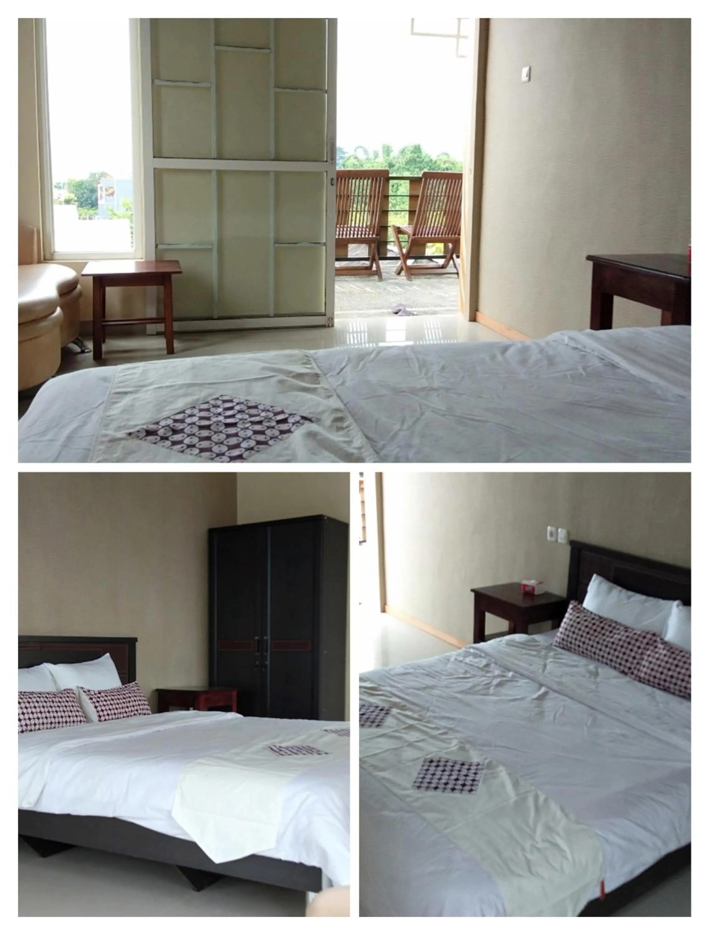 Bed in Bliss family cottage Batu