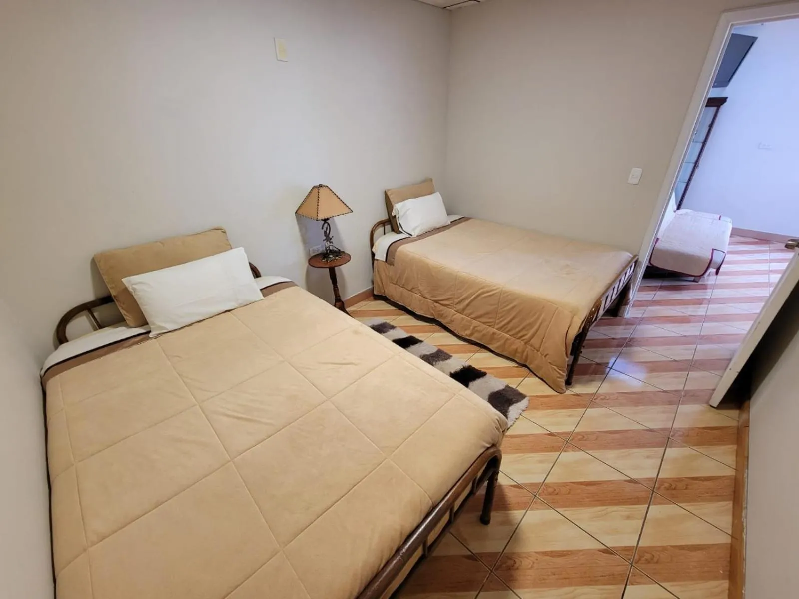 Text overlay, Bed in Hostería Estancia el Angel