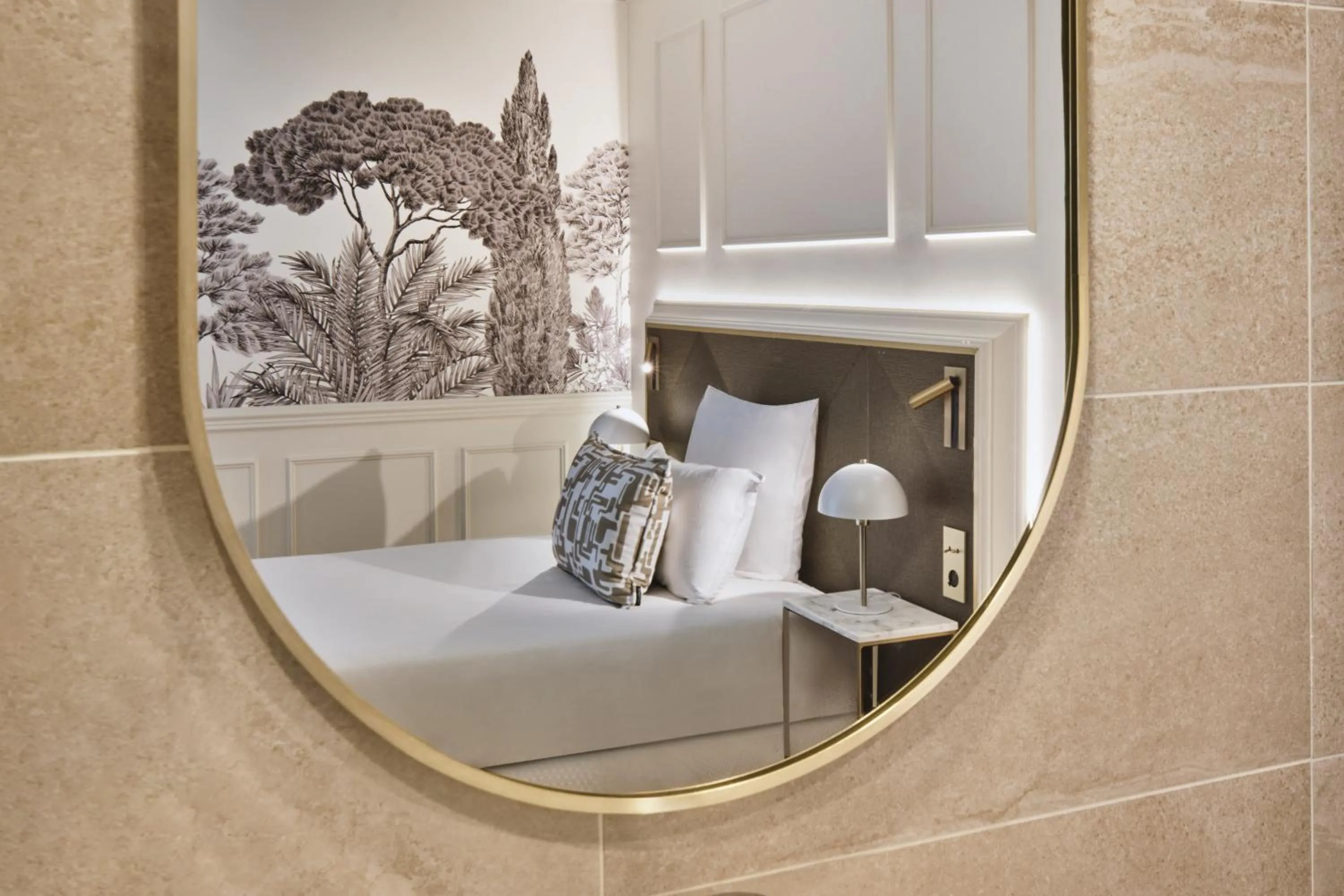 Bedroom, Bed in Posy Hotel by Happyculture