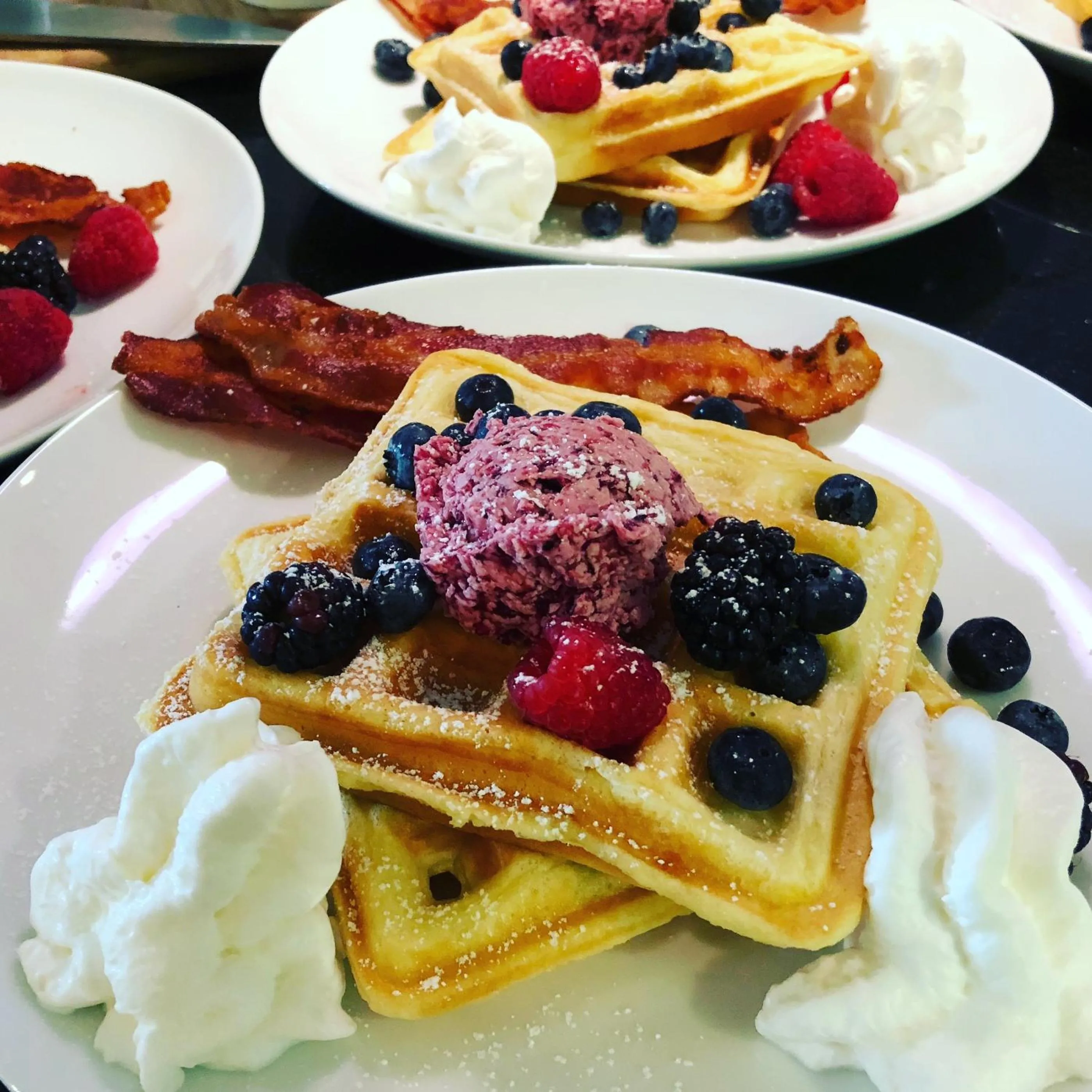 Food close-up in Moonshadow B&B
