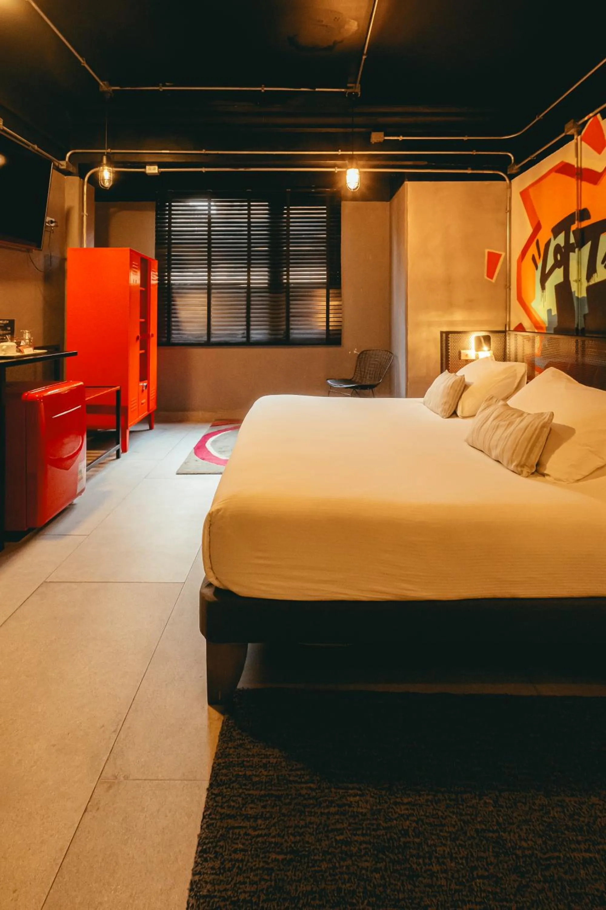 Bed in LOFT Hotel by Sommelier Hoteles