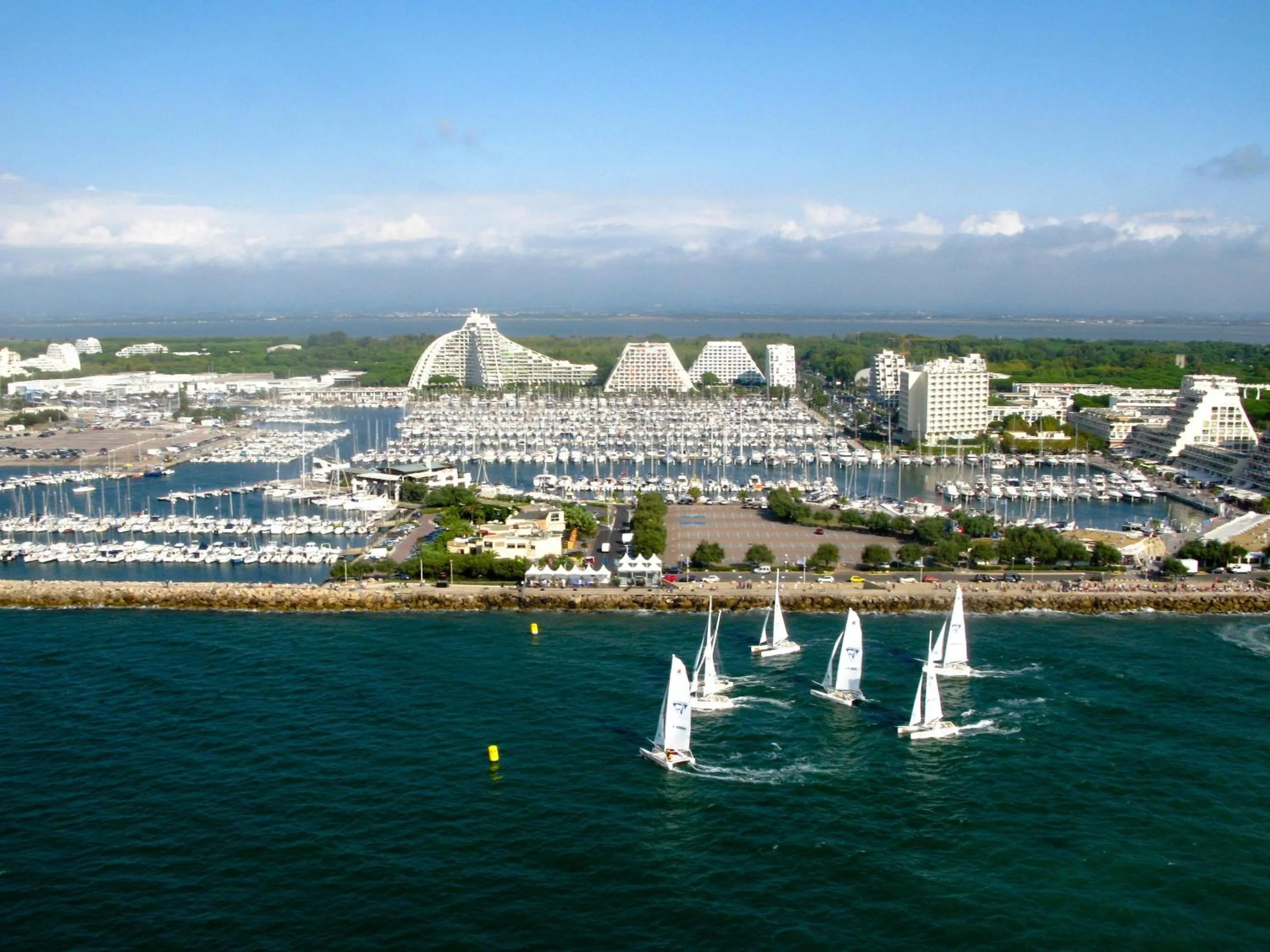 City view in Novotel La Grande Motte Golf