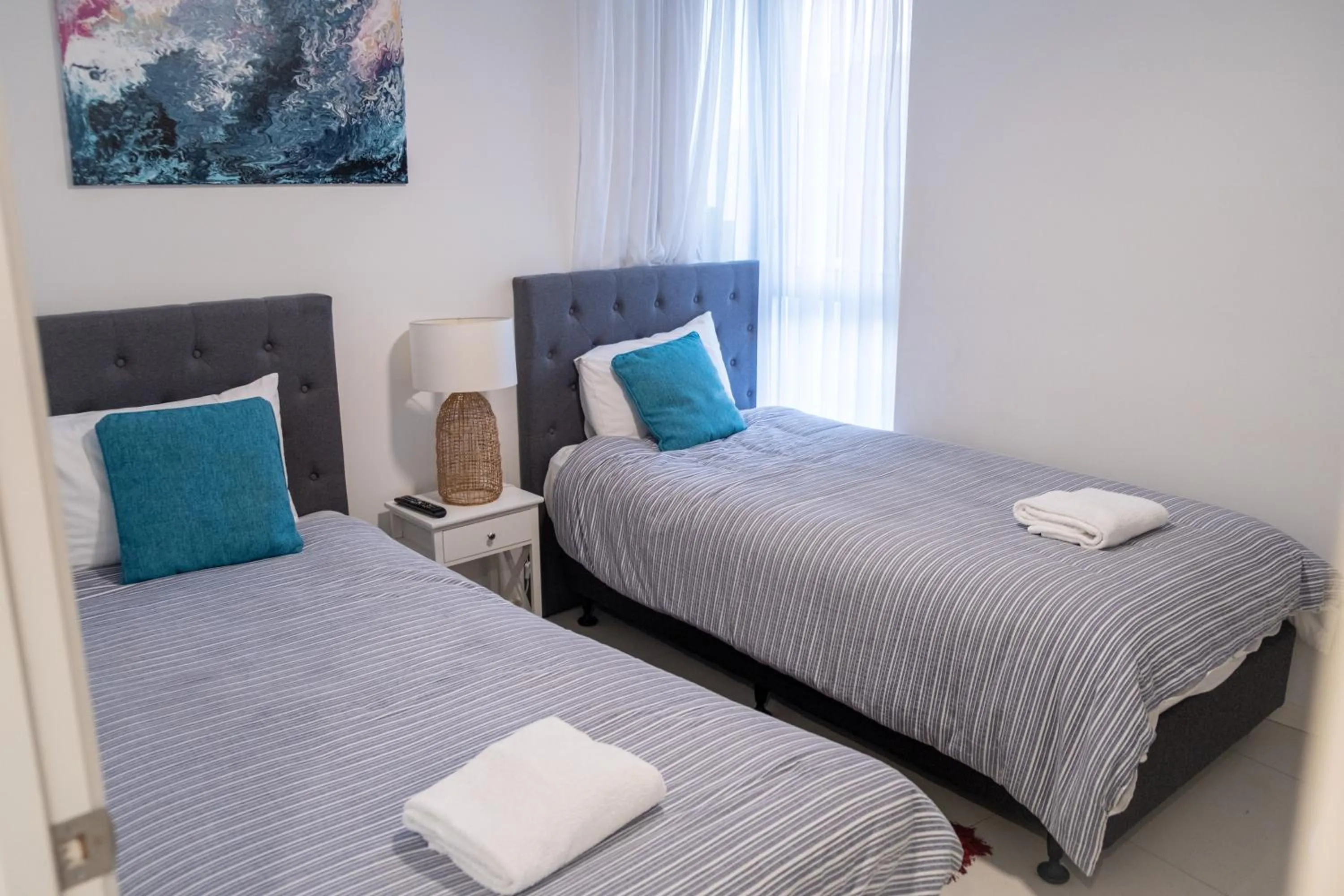 Bedroom, Bed in Kings Edge Holiday Apartments