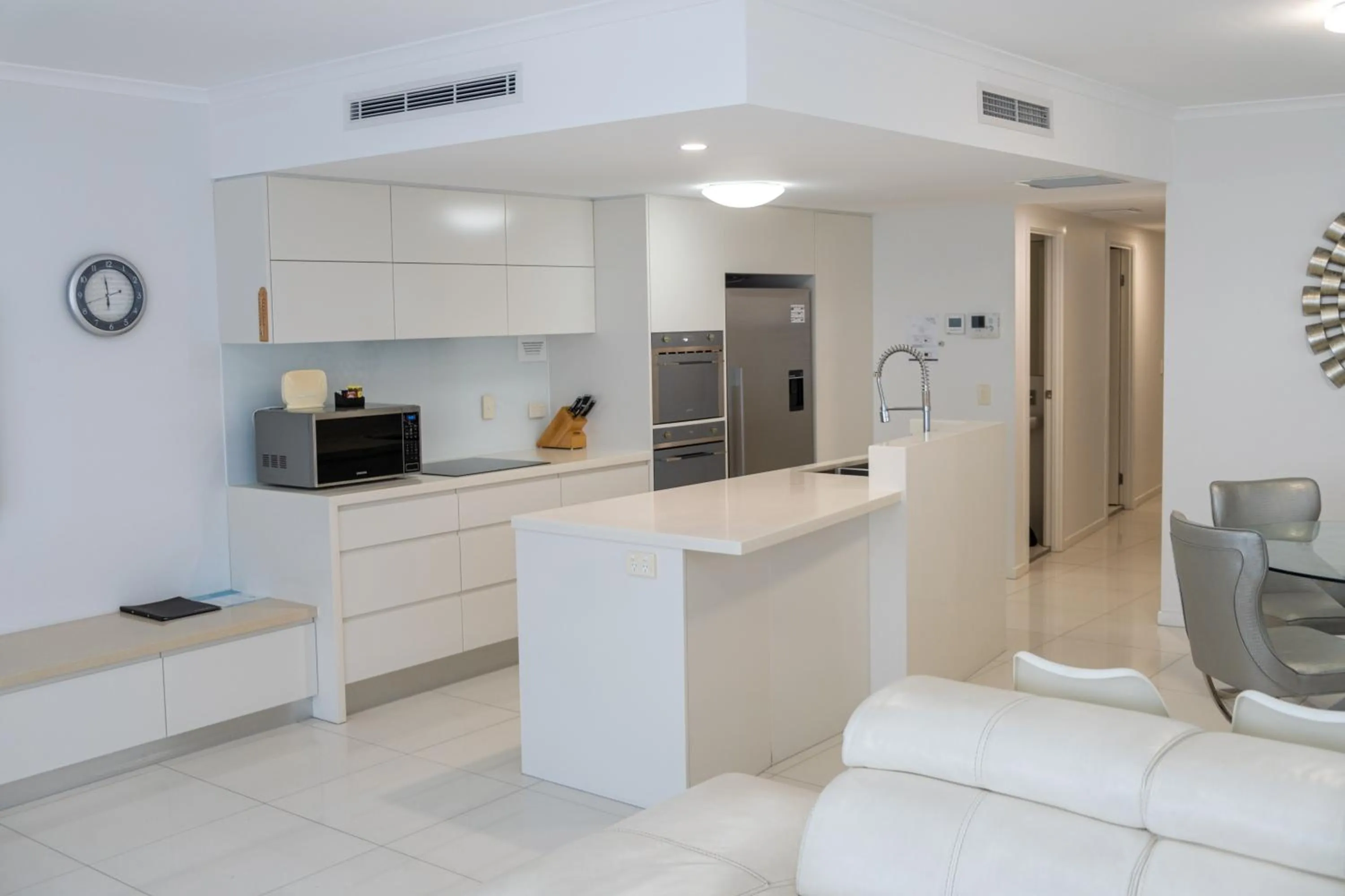 kitchen in Kings Edge Holiday Apartments