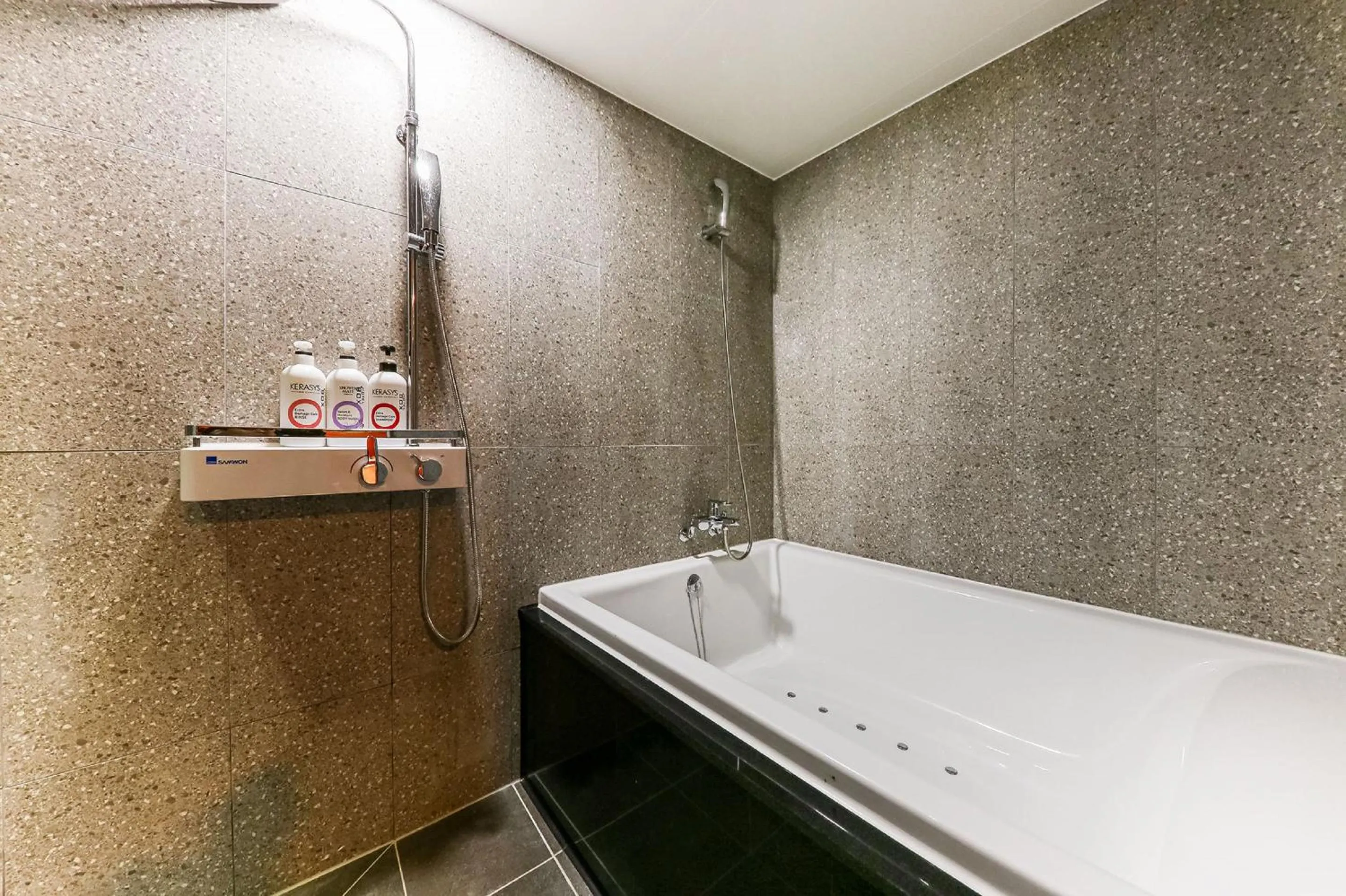 Bathroom in hotel box