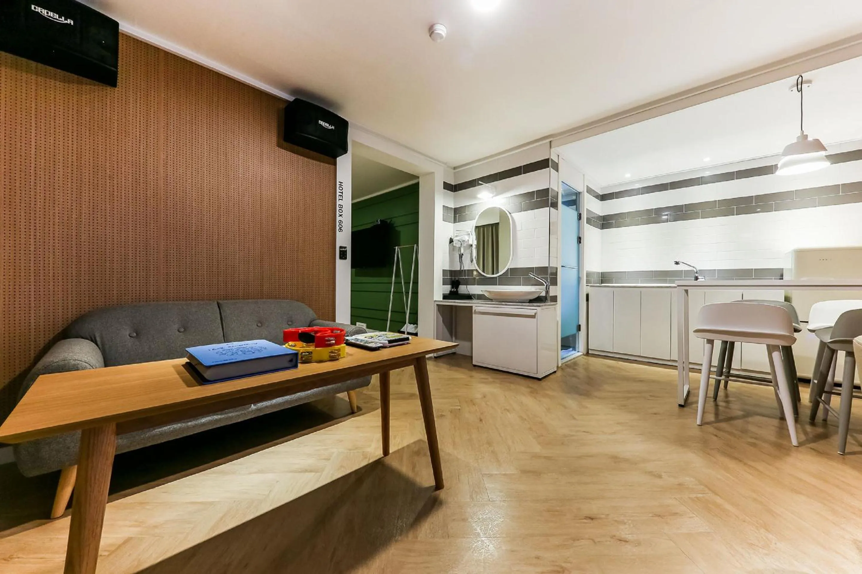 Dining Area in hotel box