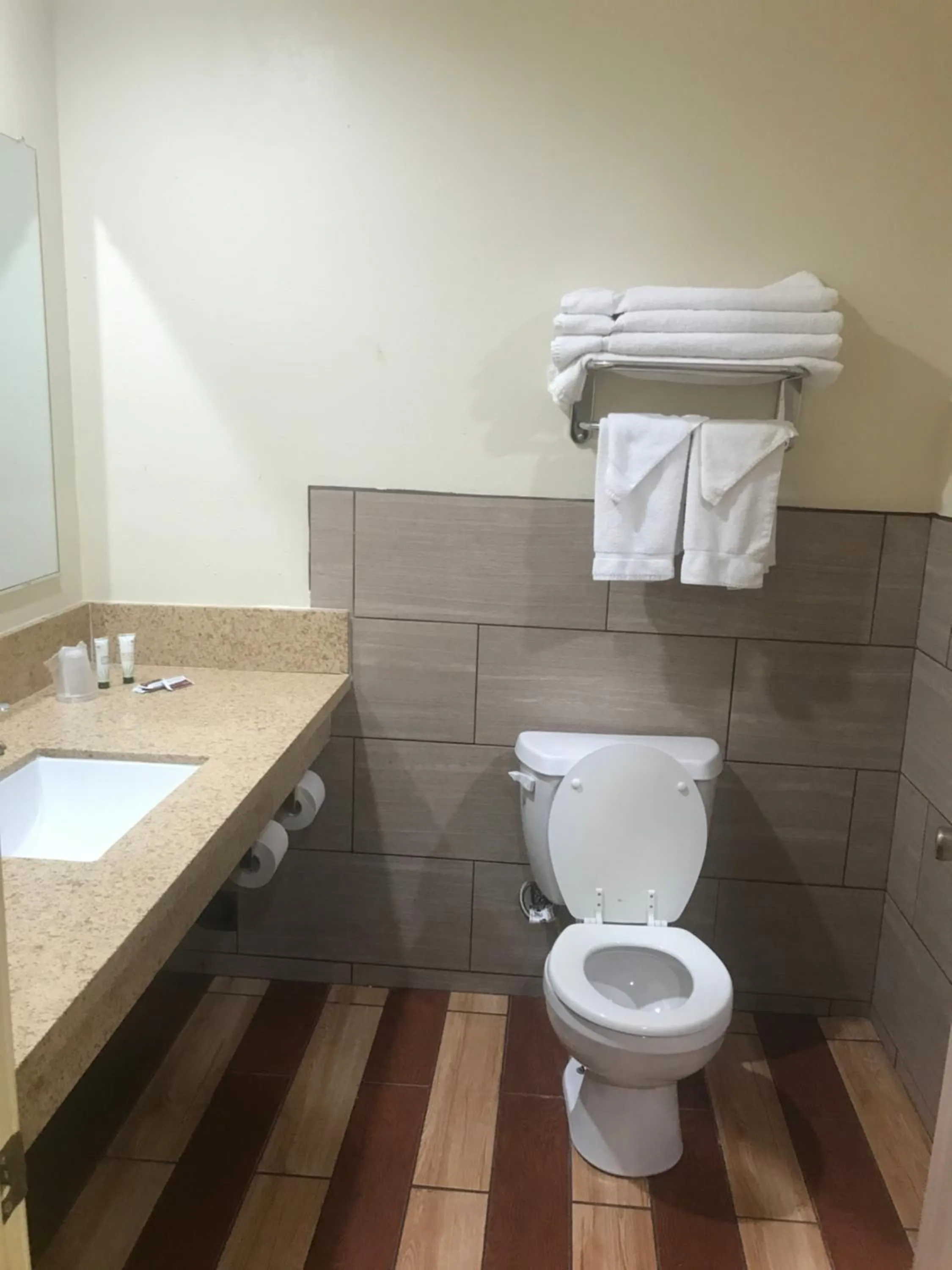 Shower in All 8 Motel