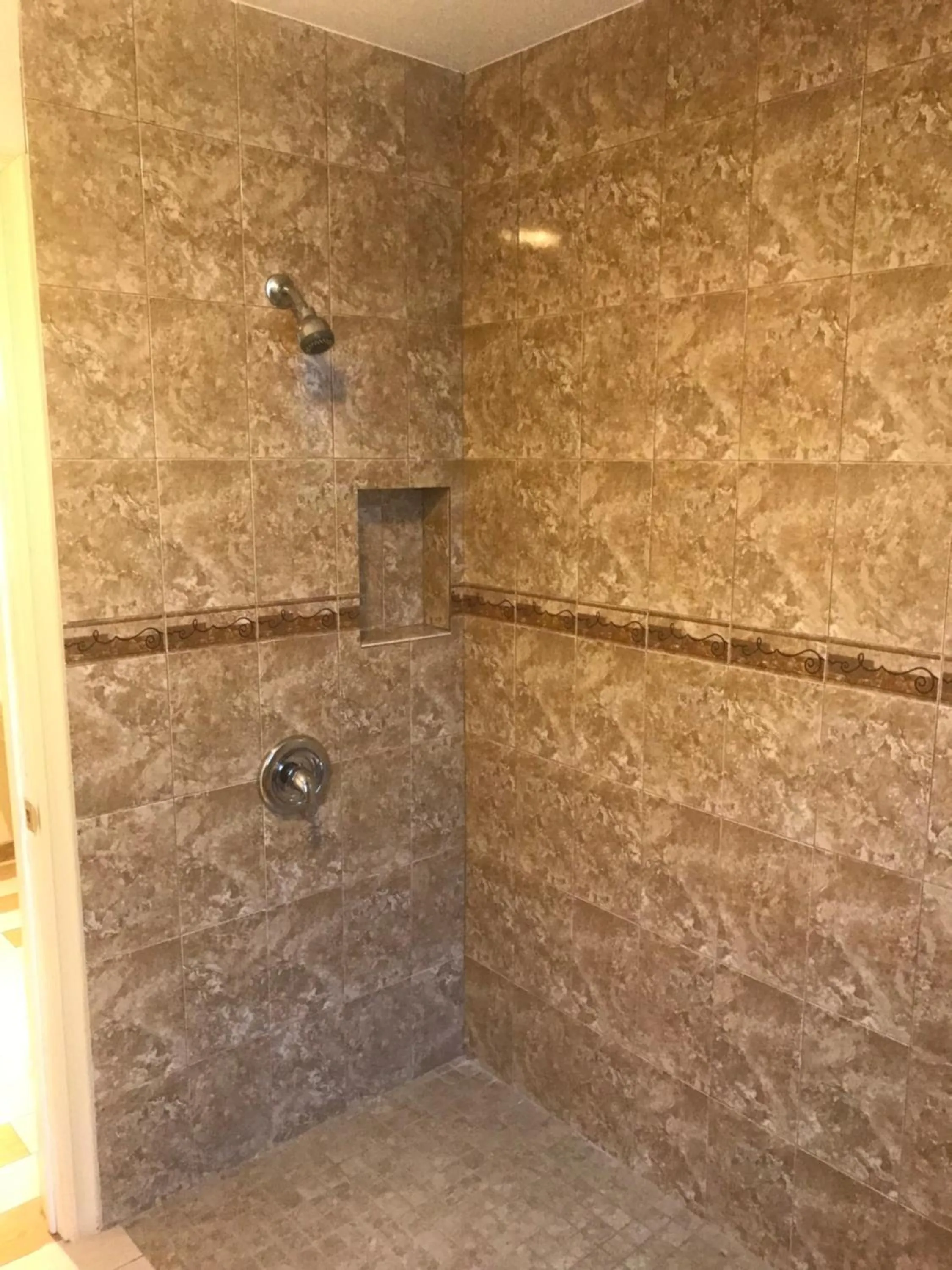 Shower in All 8 Motel